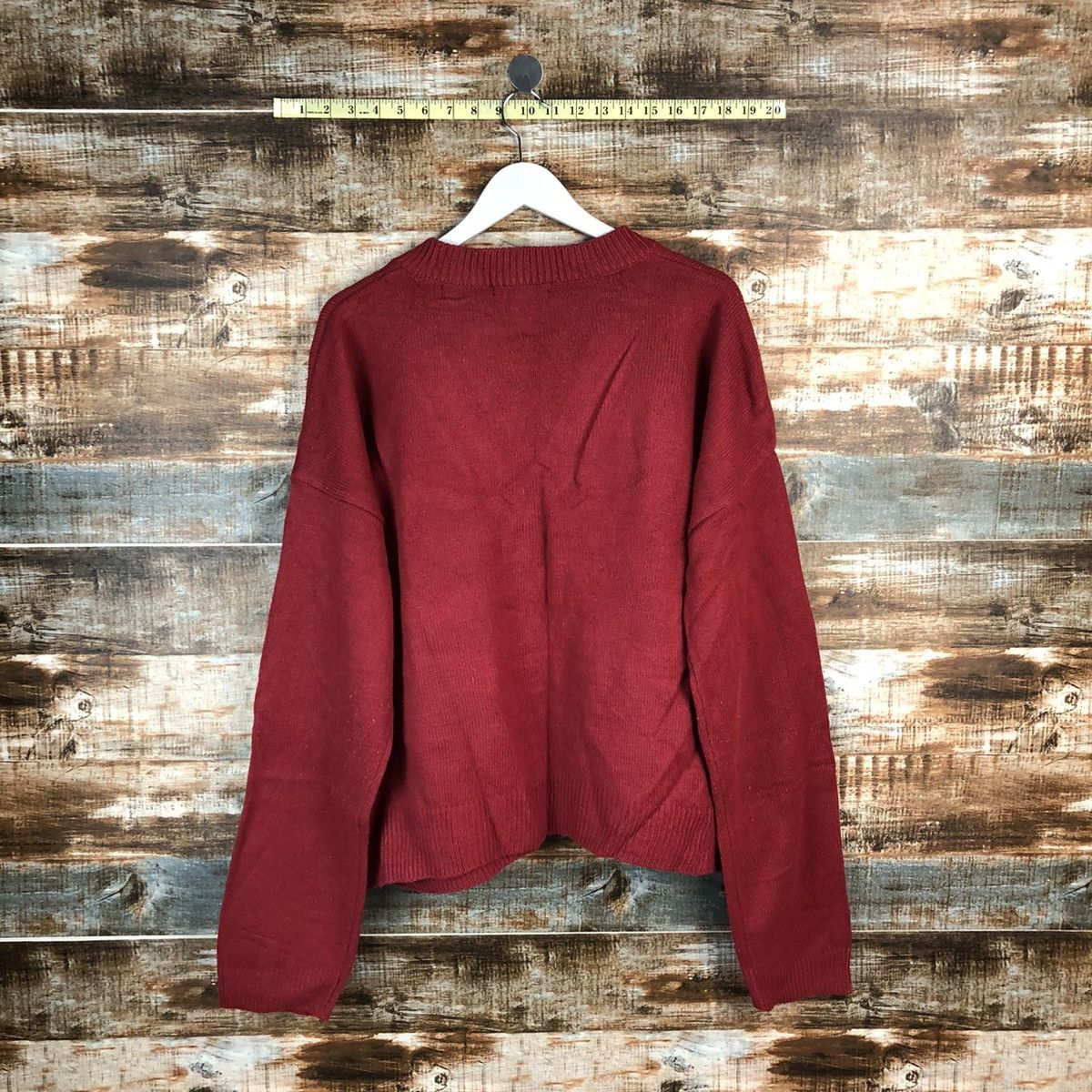 Japanese Brand GOGO Sing Red Cardigan Knitwear #A1711 Size US XL / EU 56 / 4 - 11 Thumbnail