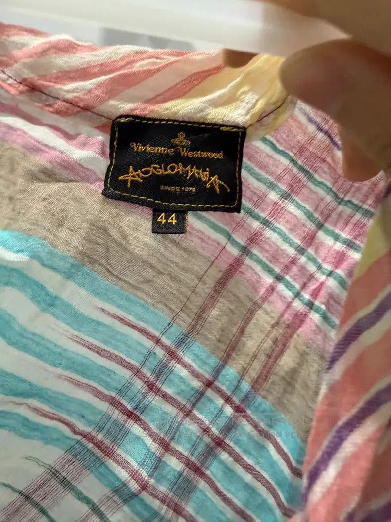 Vivienne Westwood Vivienne Westwood Rainbow Striped Off-the-Shoulder Top, 10 Size M / US 6-8 / IT 42-44 - 4 Thumbnail