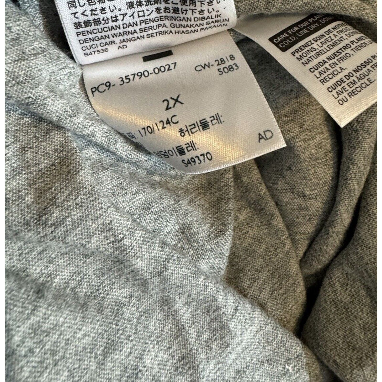 Levi's Levi's Women's Tee T-Shirt Crew Neck Gray Cotton Size 3X Size 3XL / US 20-22 - 6 Thumbnail