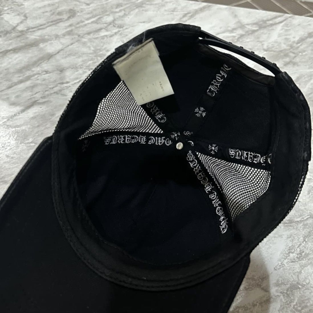 Chrome Hearts Chrome Hearts Shadow Cross Mesh Hat Size ONE SIZE - 6 Thumbnail