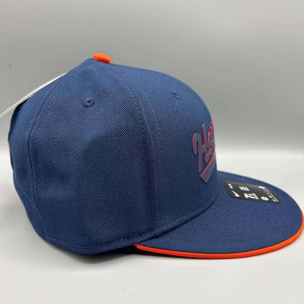 Nike Houston Astros x Nike Pro Hat Men 7 1/8 Dri-Fit Fitted Cap Size ONE SIZE - 7 Thumbnail