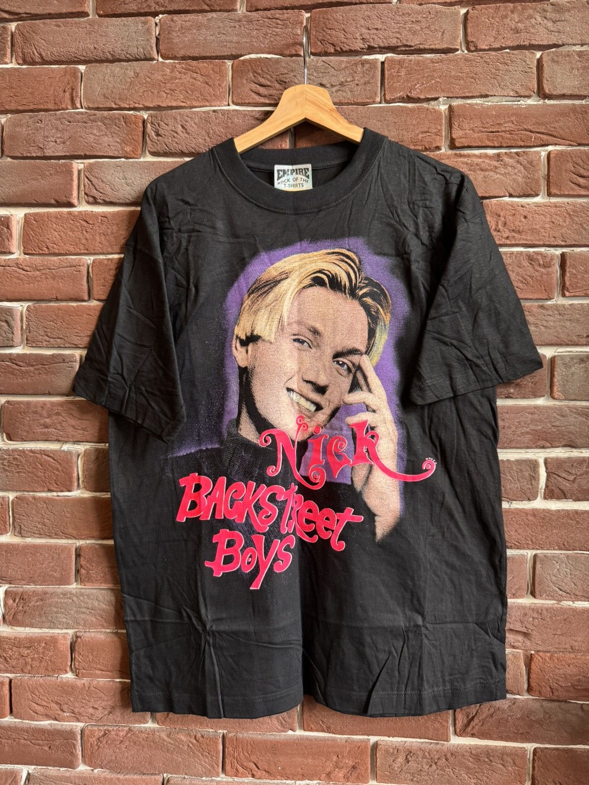 Band Tees Nick Backstreet Boys 90s Vintage Tshirt Empire Bootleg Large Size US L / EU 52-54 / 3 - 1 Thumbnail