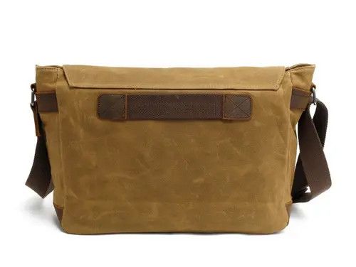 Genuine Leather × Indigo Bag Canvas Men Shoulder bag Size ONE SIZE - 2 Thumbnail