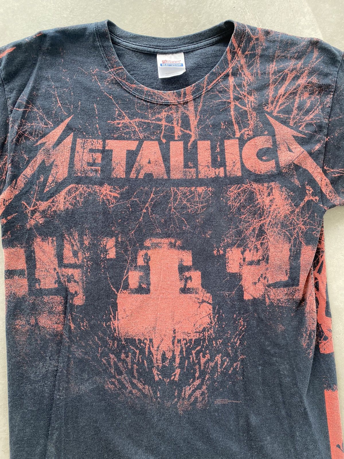 Hanes VINTAGE METALLICA FULLPRINT TEE Size US M / EU 48-50 / 2 - 2 Thumbnail