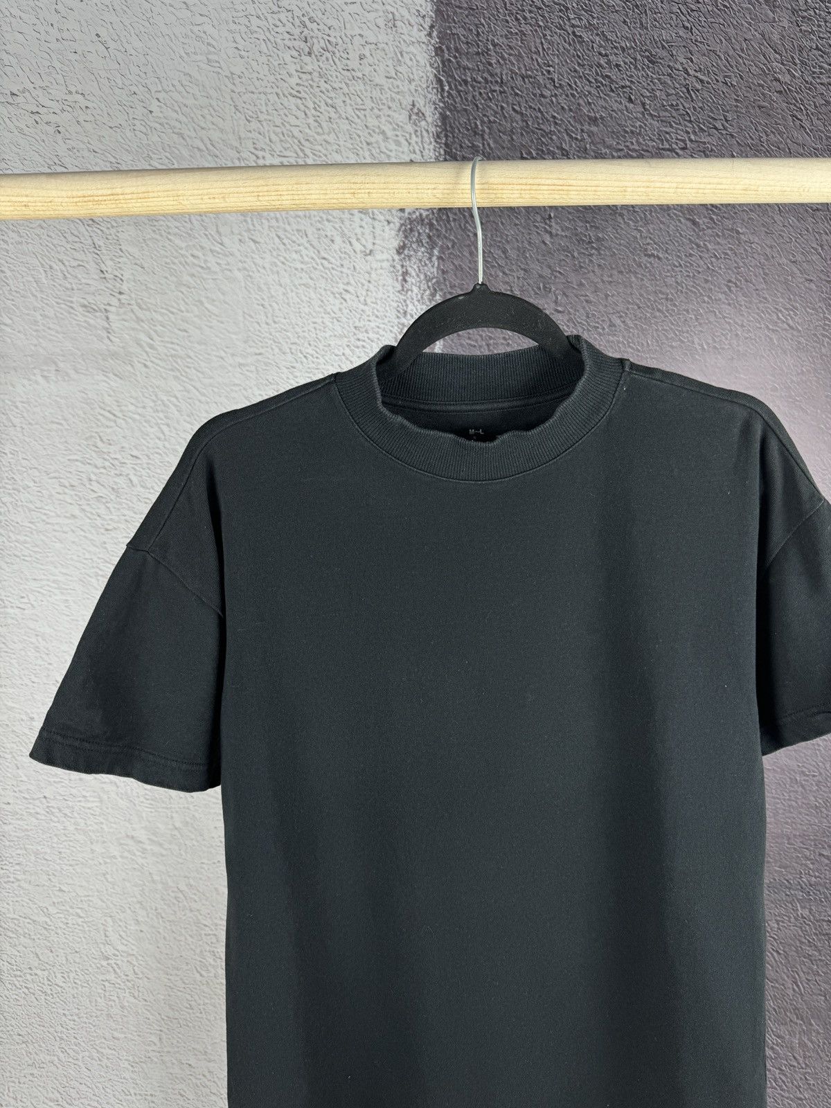 Japanese Brand Muji vintage GU oversized long black tee shirt Japan sz M-L Size US L / EU 52-54 / 3 - 2 Thumbnail