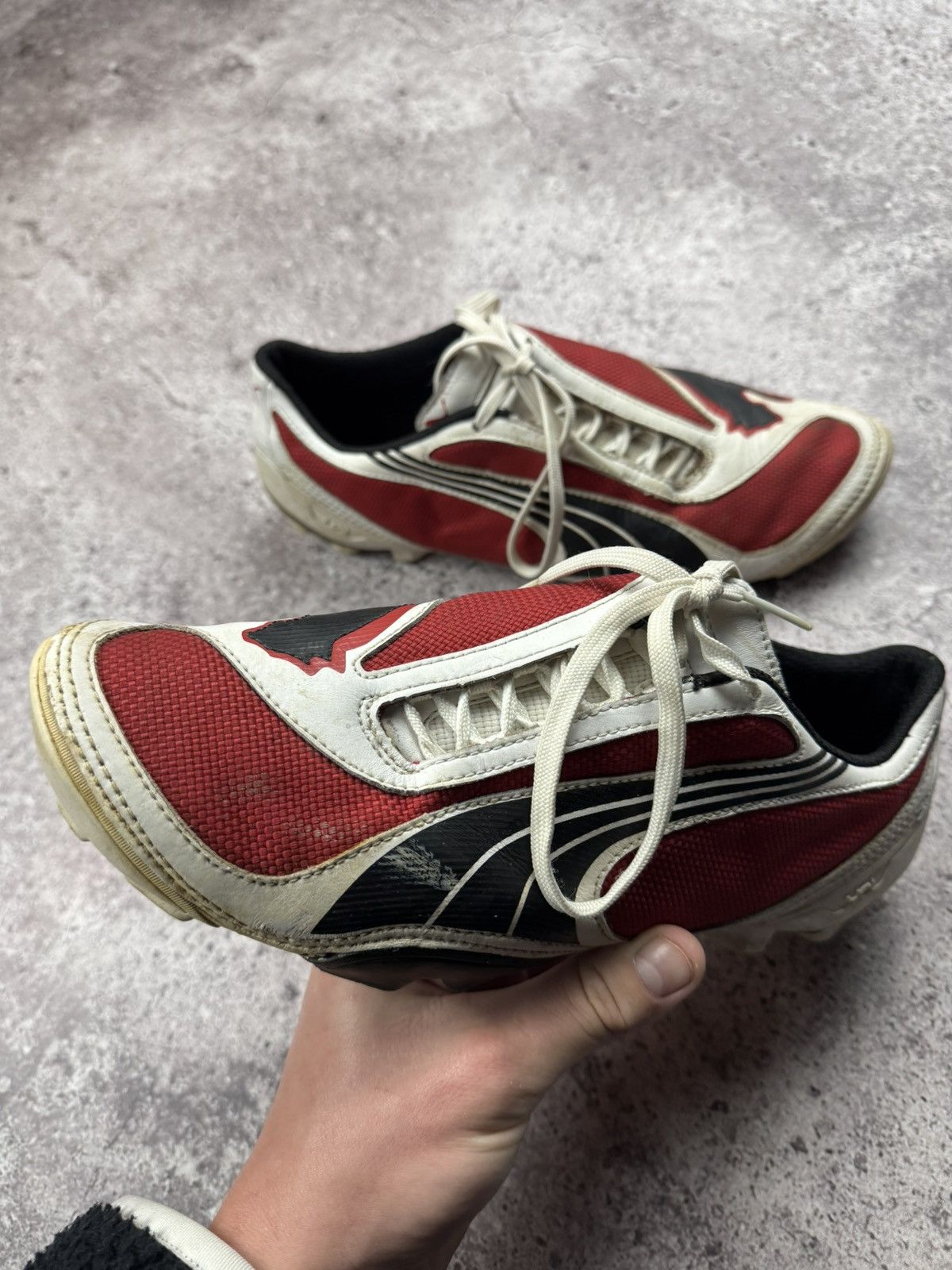 Maison MIHARA YASUHIRO × Puma Vintage 2000 Archive Puma V1.08 Soccer Football Bloke Cleats Size US 9 / EU 42 - 9 Thumbnail