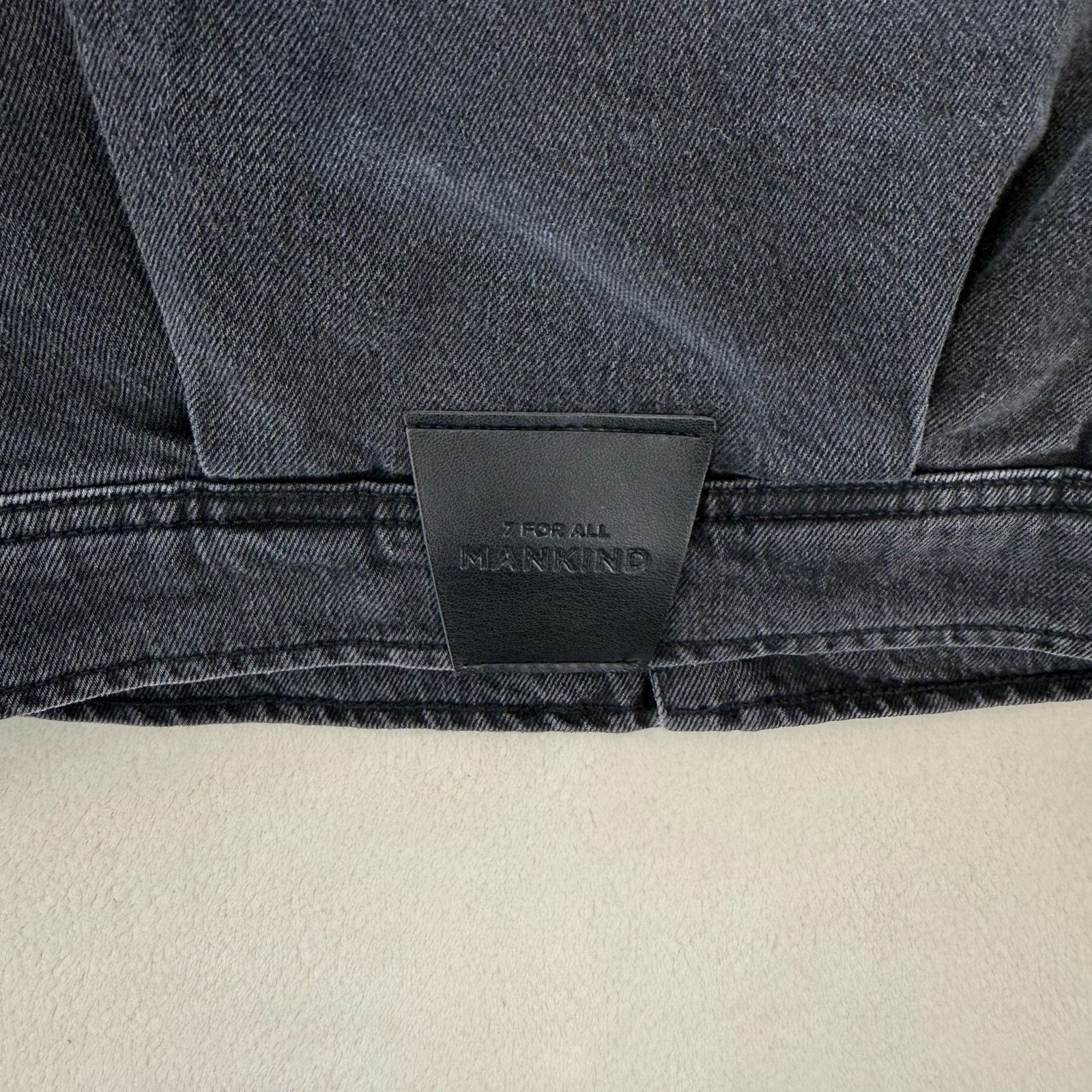 7 For All Mankind 7 FOR ALL MANKIND X AFTERHOURS WOMEN'S SMALL QUILTED DENIM Size S / US 4 / IT 40 - 7 Thumbnail