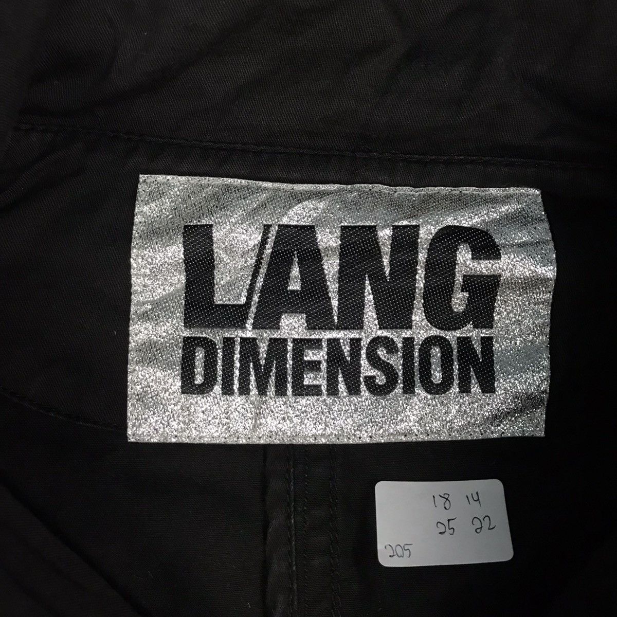 Japanese Brand Lang Dimension Punk Japan jacket ifsixwasnina style Size US XS / EU 42 / 0 - 10 Thumbnail