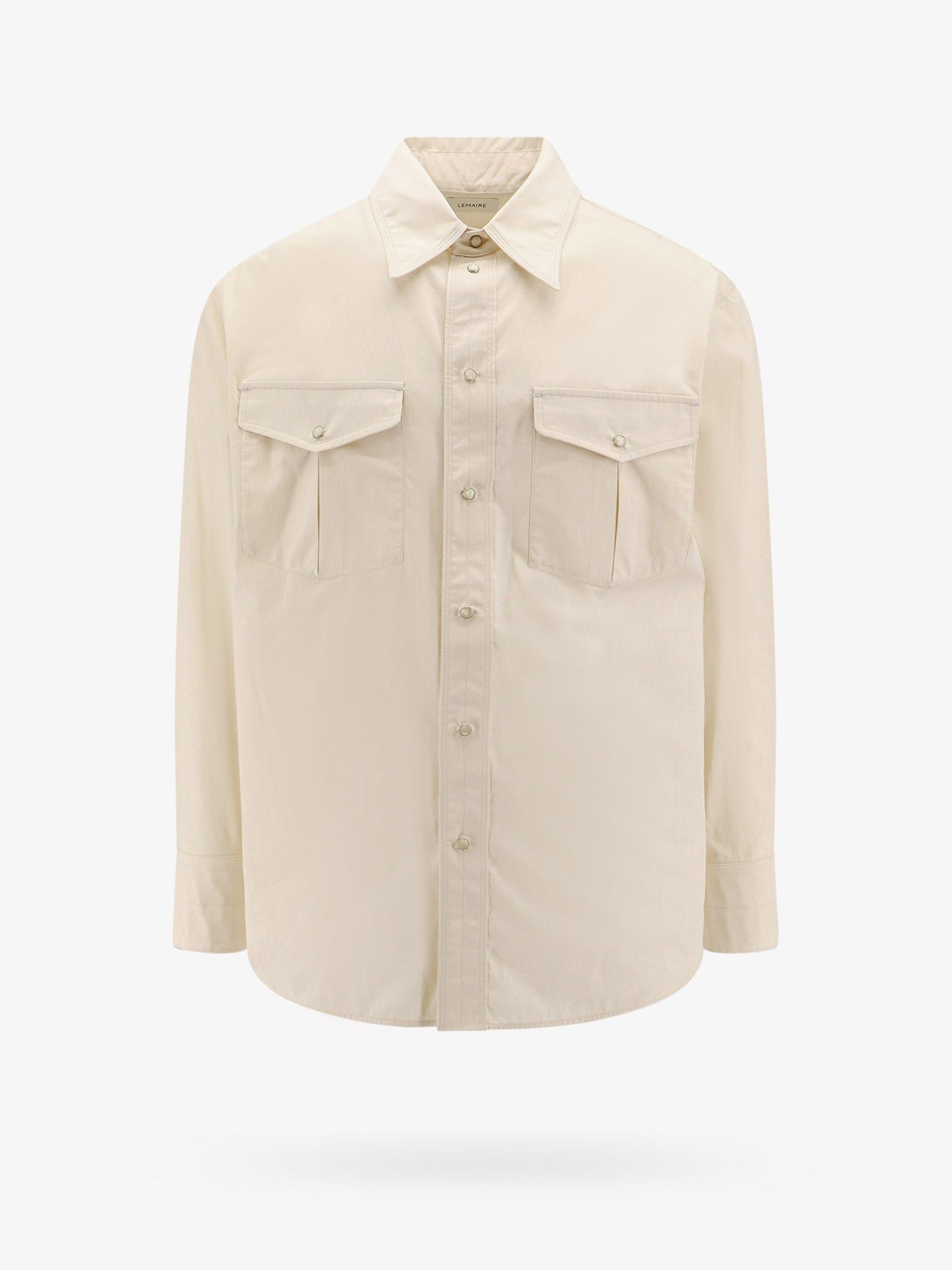 image of Lemaire Shirt Man Beige Shirts, Men's (Size XL)