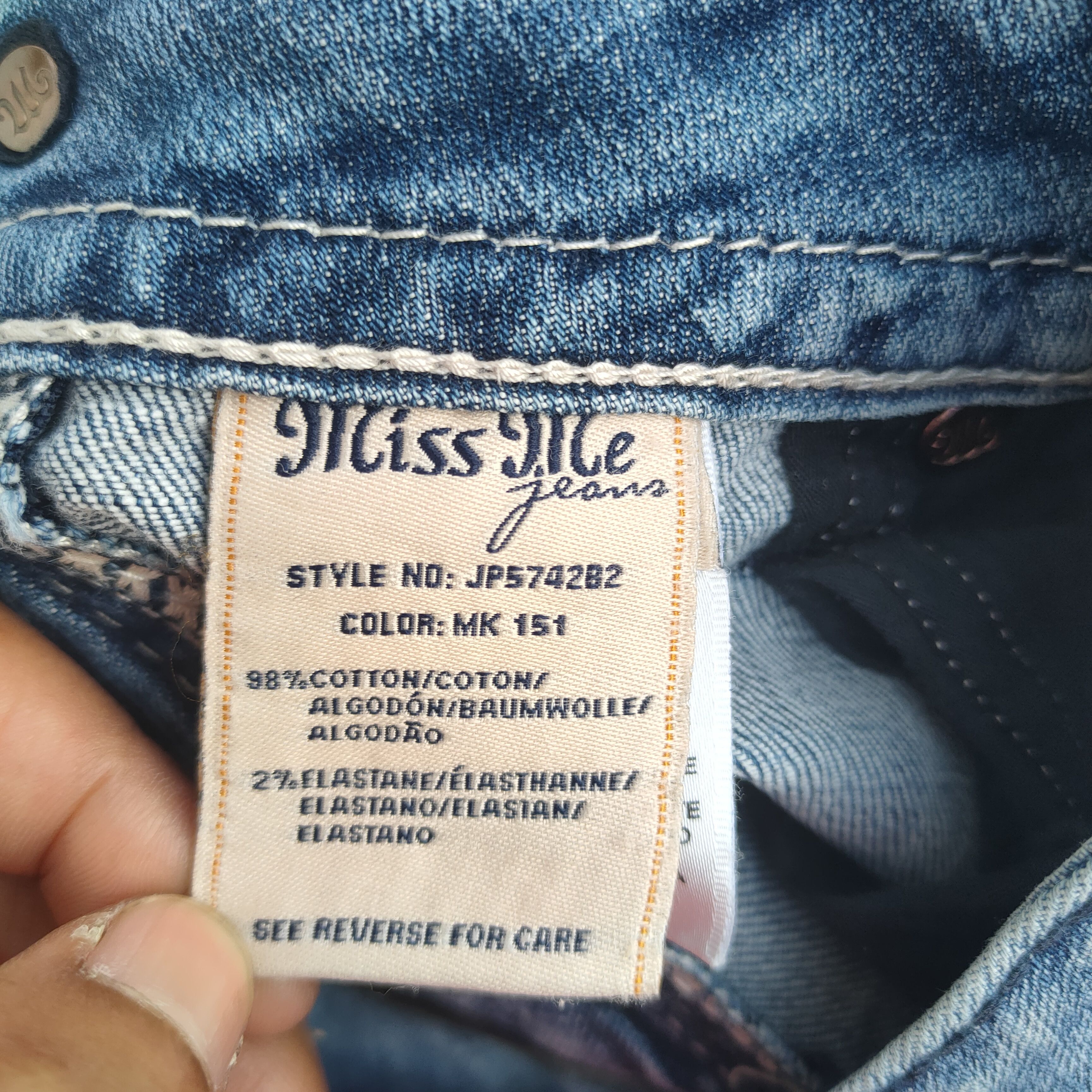 Japanese Brand VINTAGE FLARE WOMAN MISS ME WING JEANS DENIM PANTS Size US 29 - 12 Thumbnail