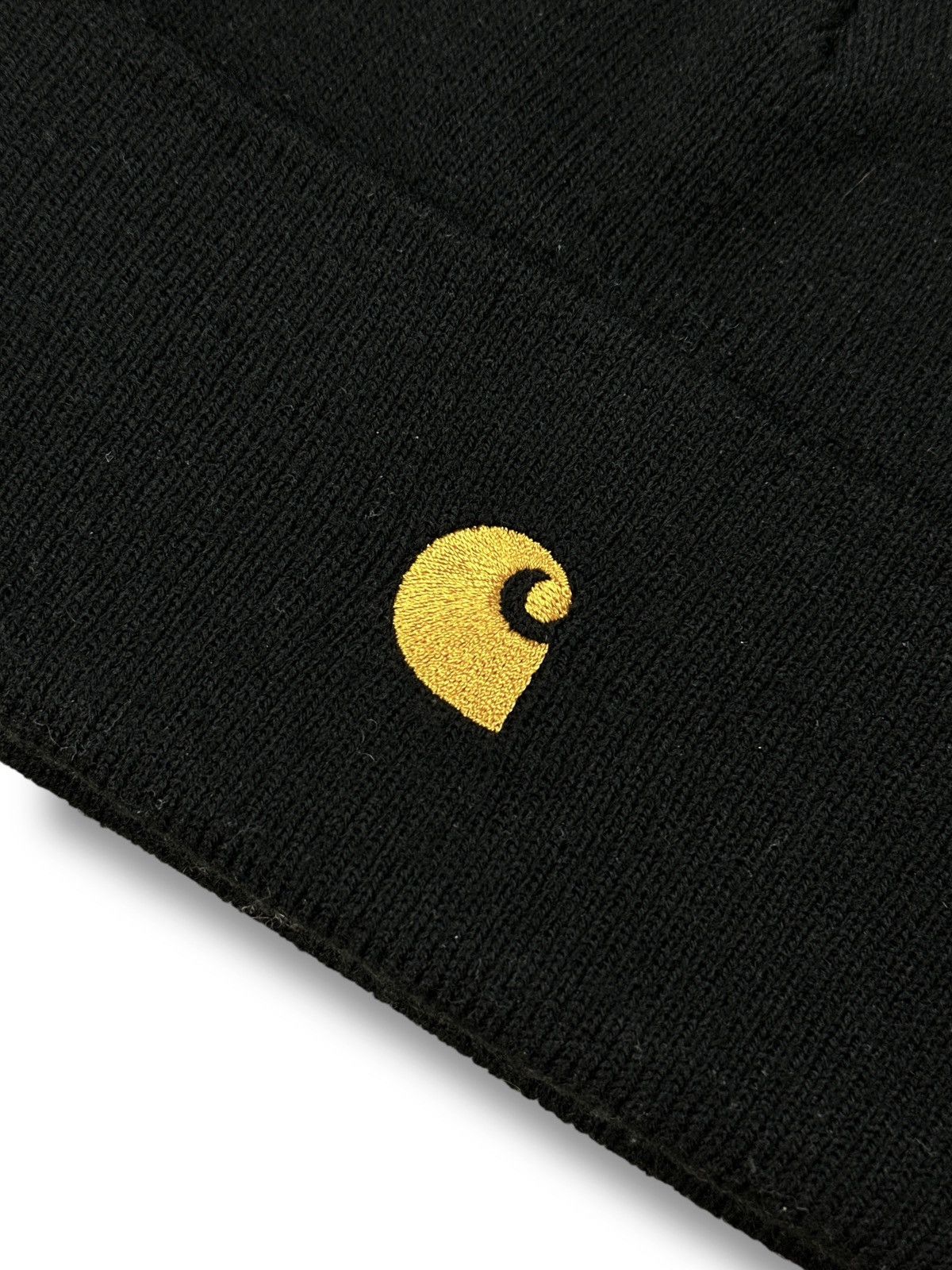 Carhartt Wip Carhartt WIP Chase Beanie Hat Black Size ONE SIZE - 3 Thumbnail