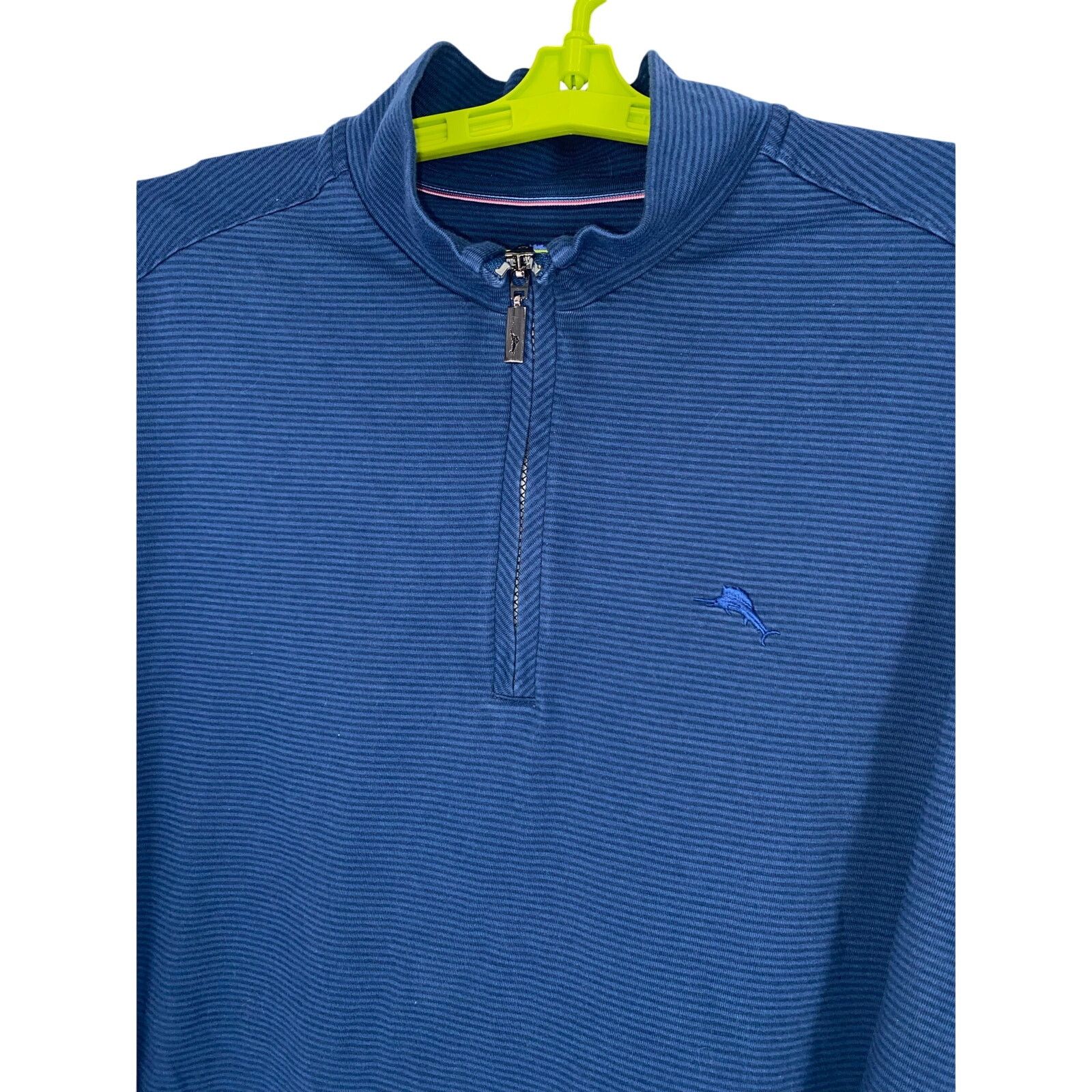 Tommy Bahama Tommy Bahama Mens 1/4zip Pullover Longsleeve Shirt Size US L / EU 52-54 / 3 - 2 Thumbnail
