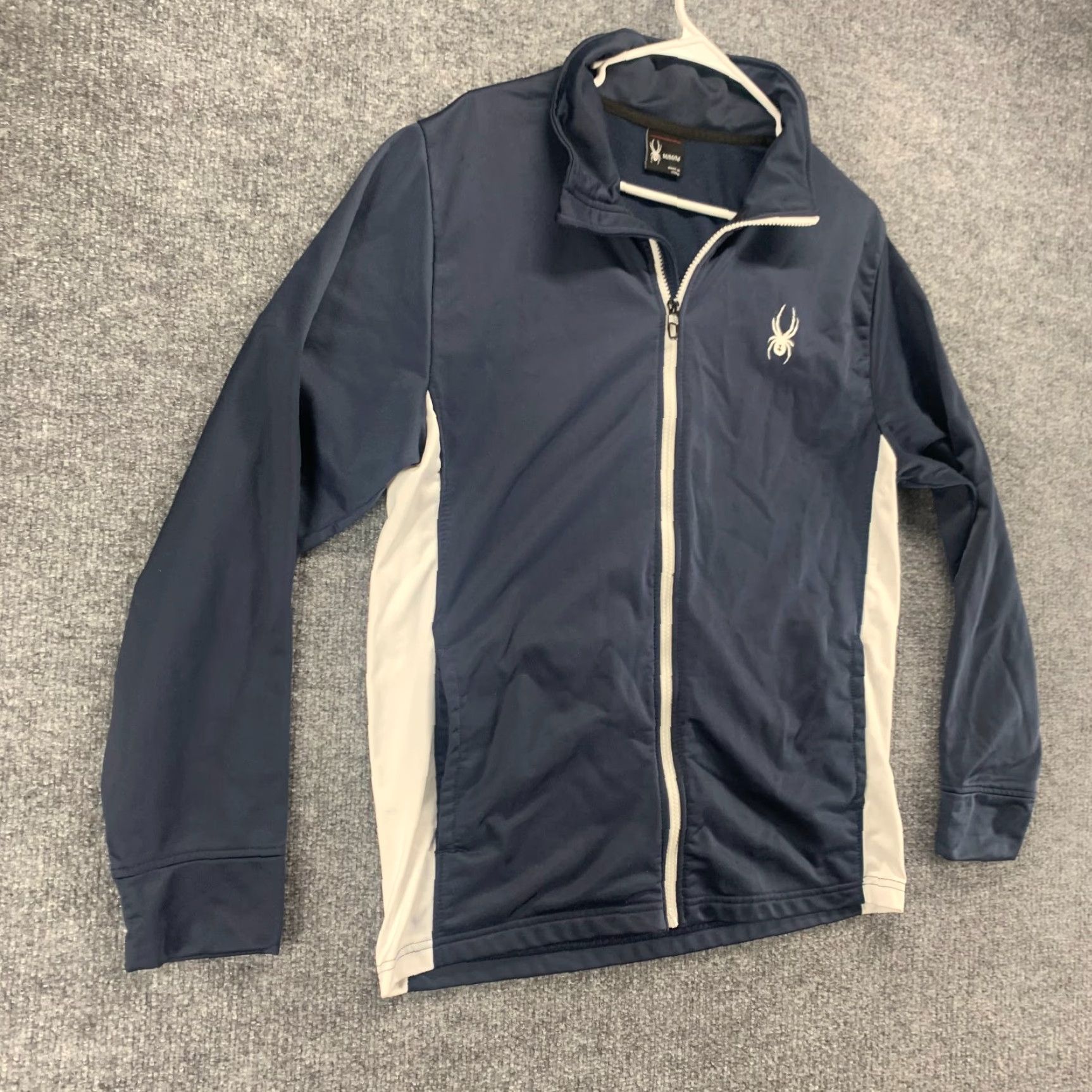 Spyder Spyder Jacket Mens Medium Blue Full Zip Track Active Polyester Pocket Athletic Size US M / EU 48-50 / 2 - 2 Thumbnail