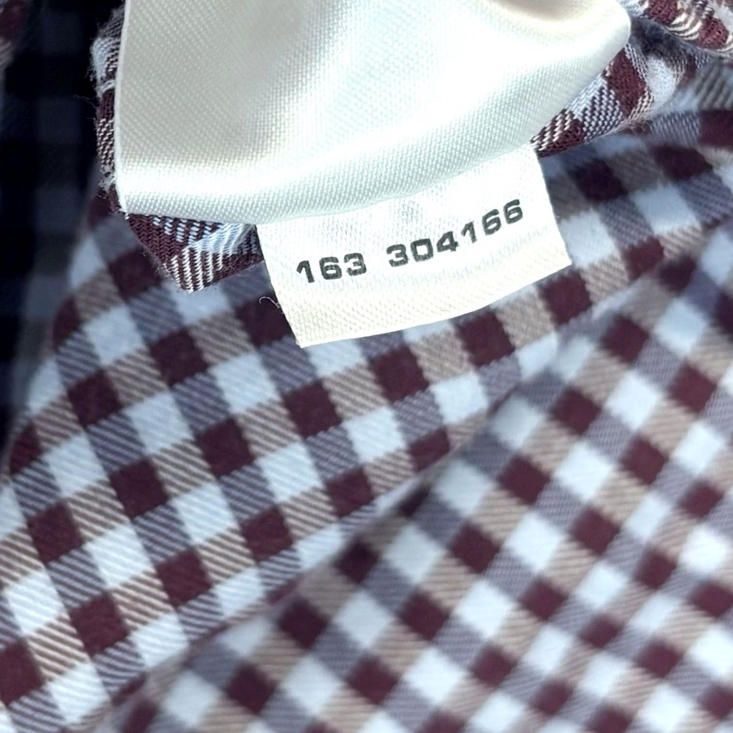 Gant GANT Shirt Medium Mens Twill Regular Light Blue & Maroon Check L/S Button-Up VGC Size US M / EU 48-50 / 2 - 7 Thumbnail