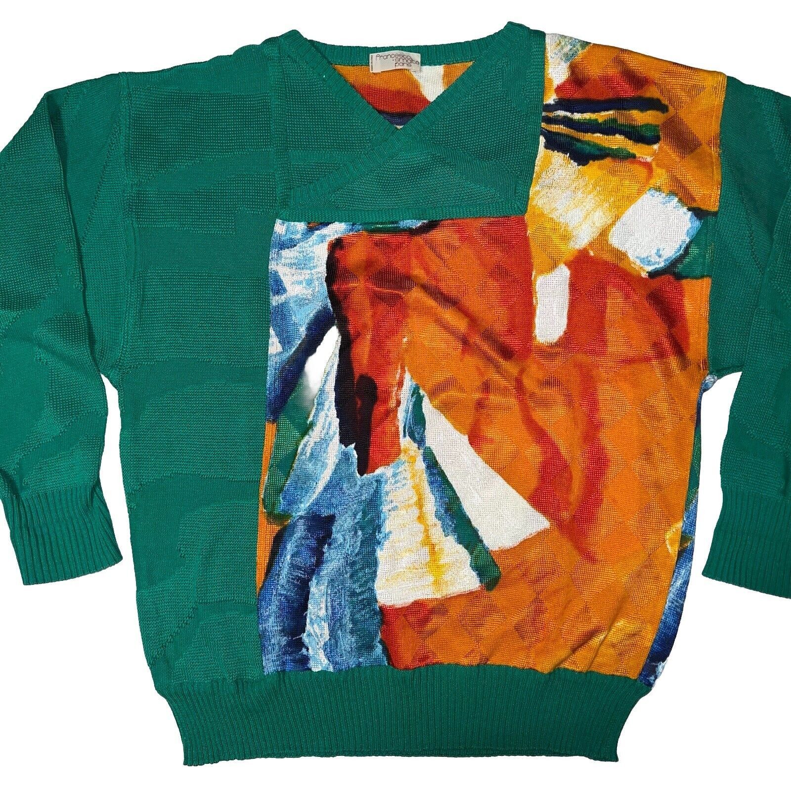 Francesco Smalto Vintage Francesco Smalto Paris Knit Sweater Made In Italy Size US M / EU 48-50 / 2 - 1 Thumbnail
