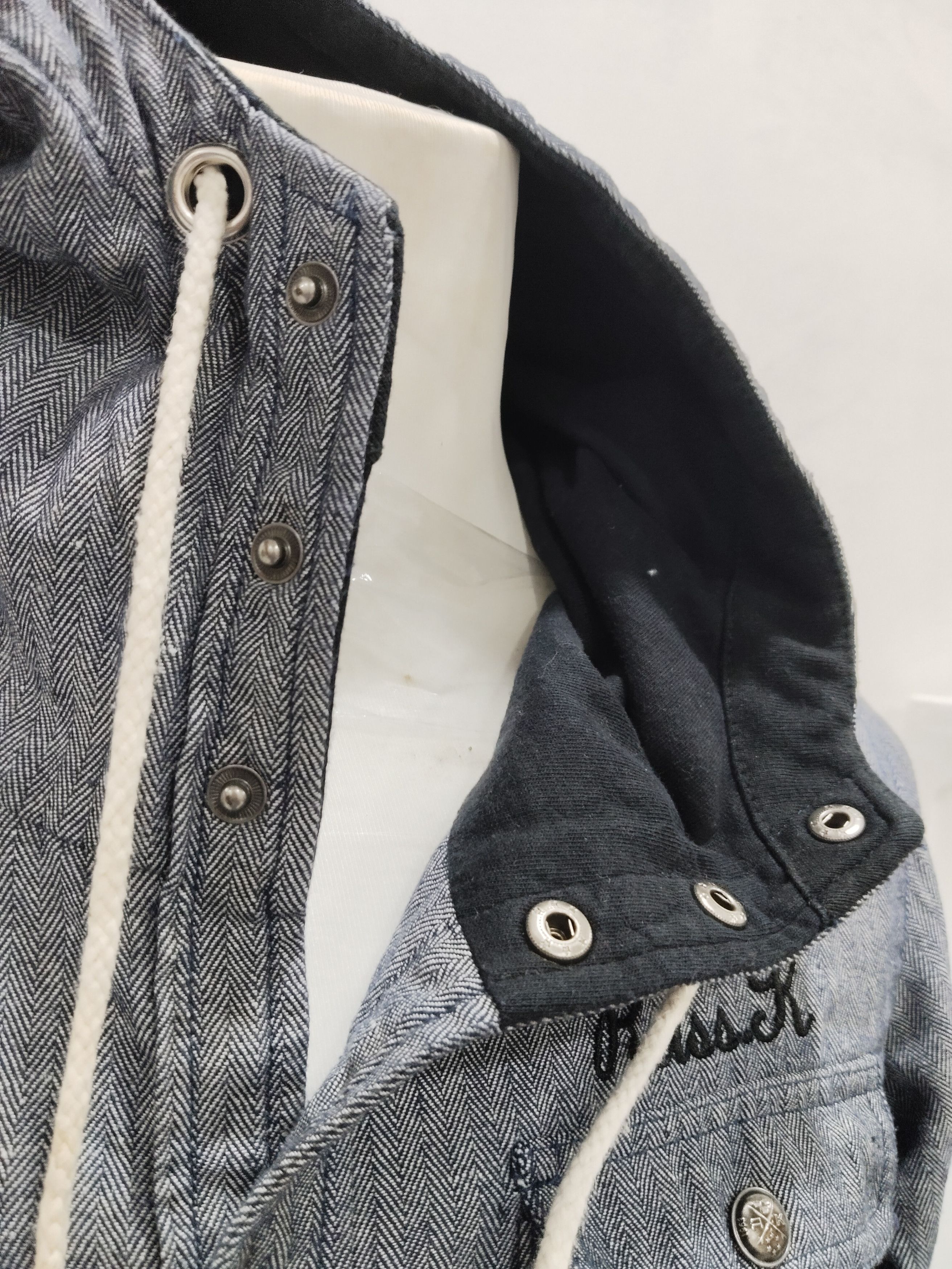 Japanese Brand × Rusty Hoodie Denim Snap button Embroidery Logo Size US M / EU 48-50 / 2 - 4 Thumbnail