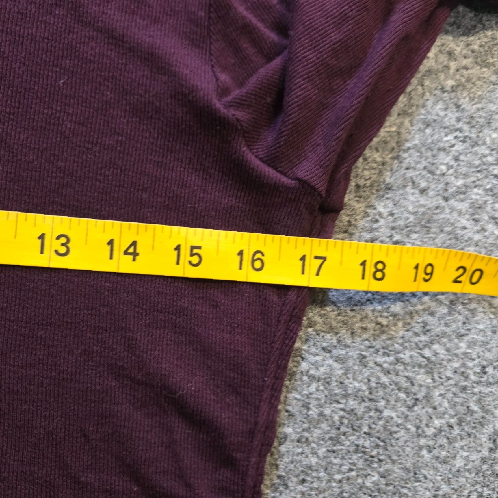 Athleta Athleta Top Womens L Purple Burgundy Ribbed Long Sleeve Casual Shirt Womens L Size L / US 10 / IT 46 - 5 Thumbnail