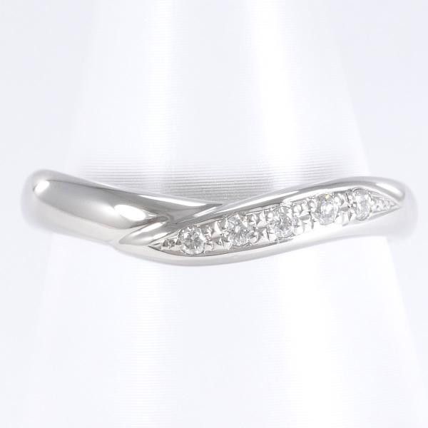 Other Other PT950 Platinum Ring with Diamond and Sapphire Metal Ring in Excellent Condition Size ONE SIZE - 1 Thumbnail