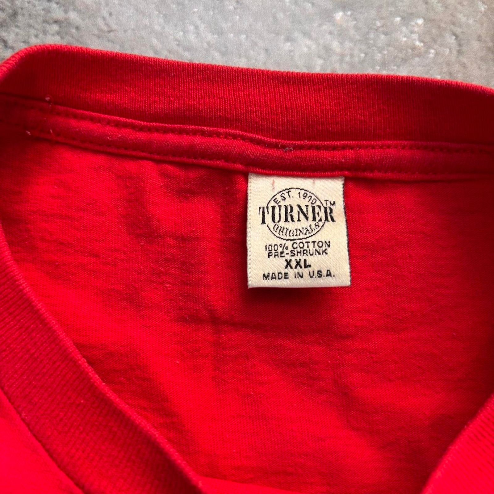 Vintage Vintage 90s Red & Black Braunschweig Germany T Shirt. XXL Size US XXL / EU 58 / 5 - 5 Thumbnail