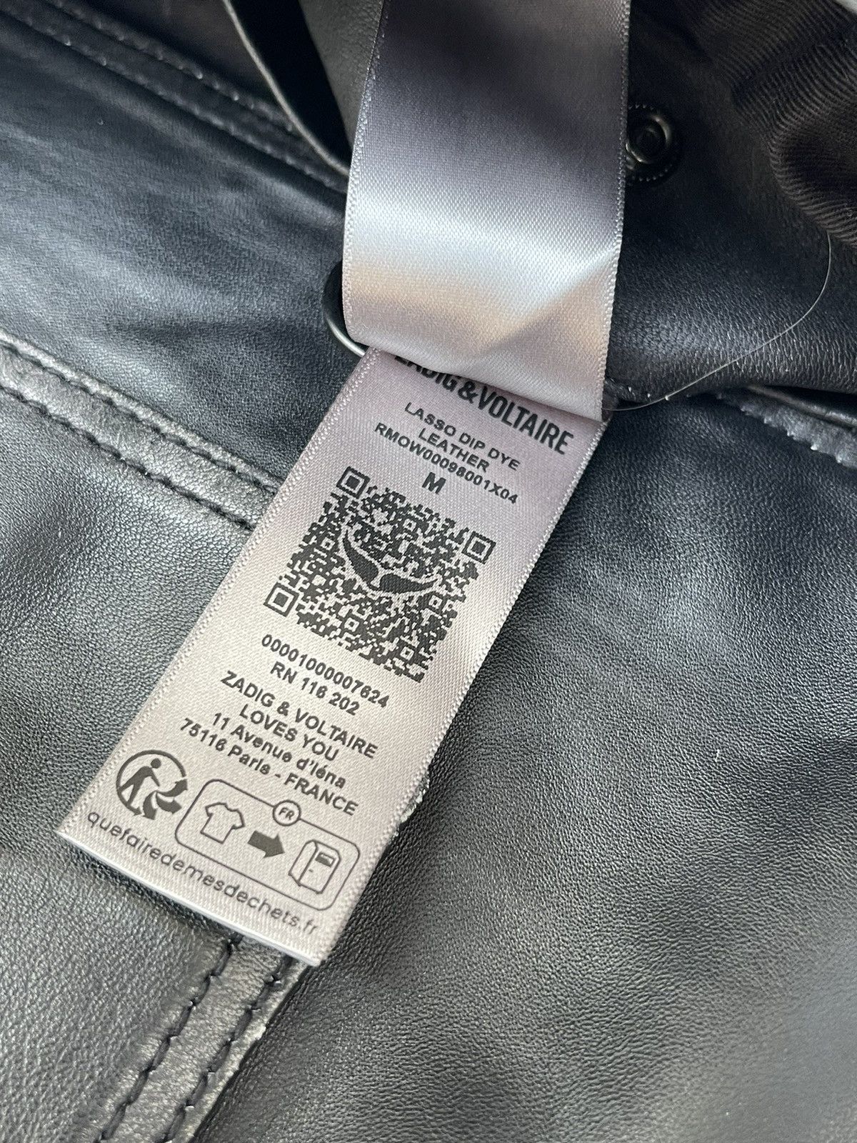 Zadig & Voltaire !DS! SS23 Zadig & Voltaire Lasso Dyed Leather Jacket Size US M / EU 48-50 / 2 - 23 Thumbnail