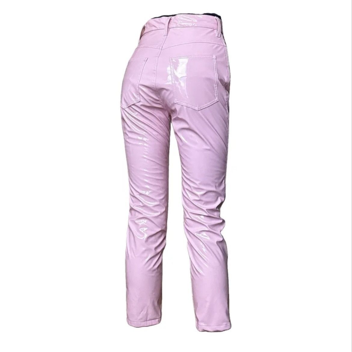 Maison Margiela Maison Margiela Pink Vinyl Pants - SS19 Runway Size 28" / US 6 / IT 42 - 2 Thumbnail