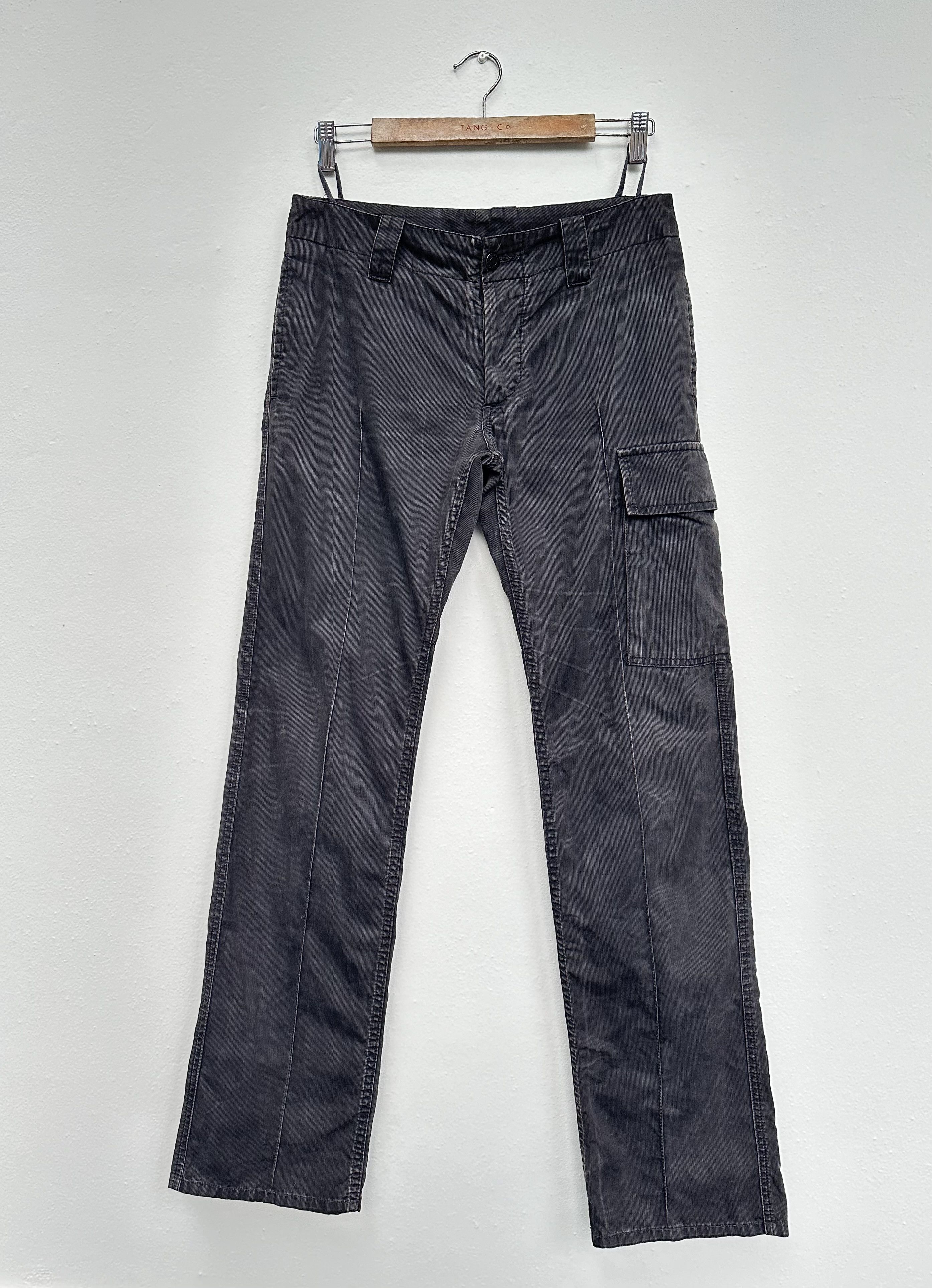 HELMUT LANG 本人期 CARGO POCKET JEANS Pants HELMUT LANG Cropped Cargo Jeans Black | Footshop