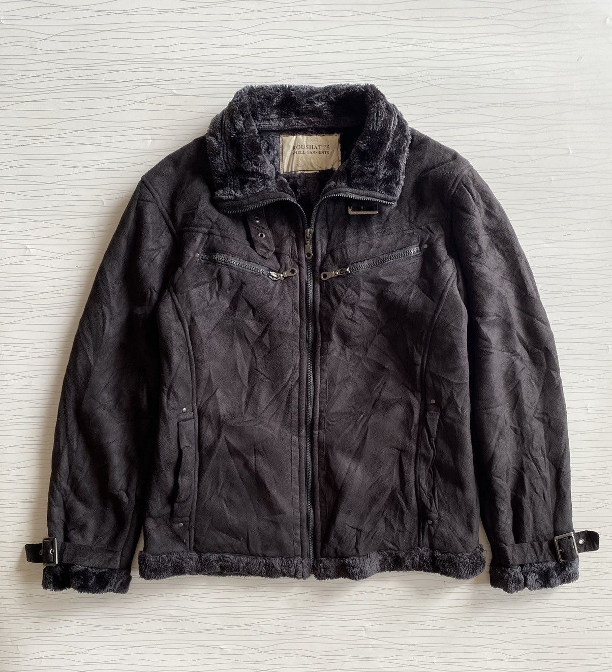 If Six Was Nine × Japanese Brand × Le Grande Bleu (L.G.B.) japanesebrand Roushatte fur linning black jacket Size US L / EU 52-54 / 3 - 5 Thumbnail
