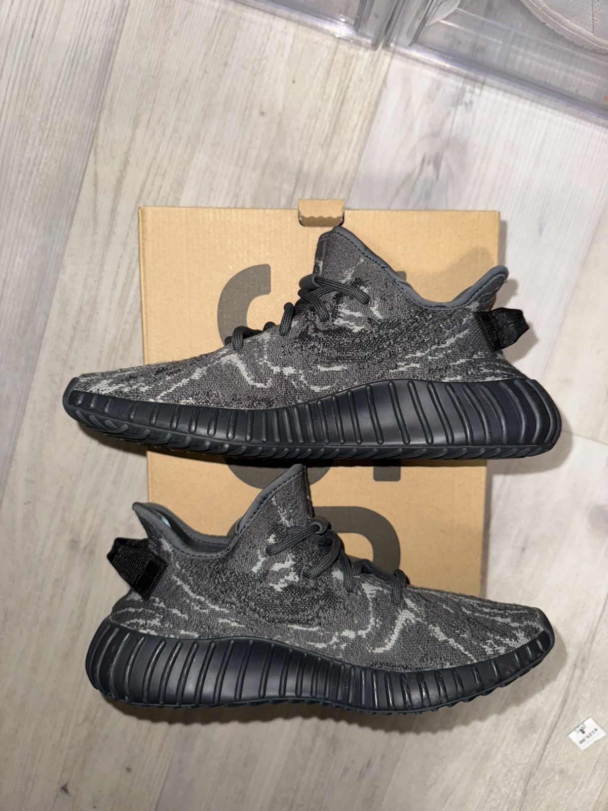 Adidas × Kanye West Adidas Yeezy 350 V2 Mx Dark Salt Size US 7 / EU 40 - 3 Thumbnail