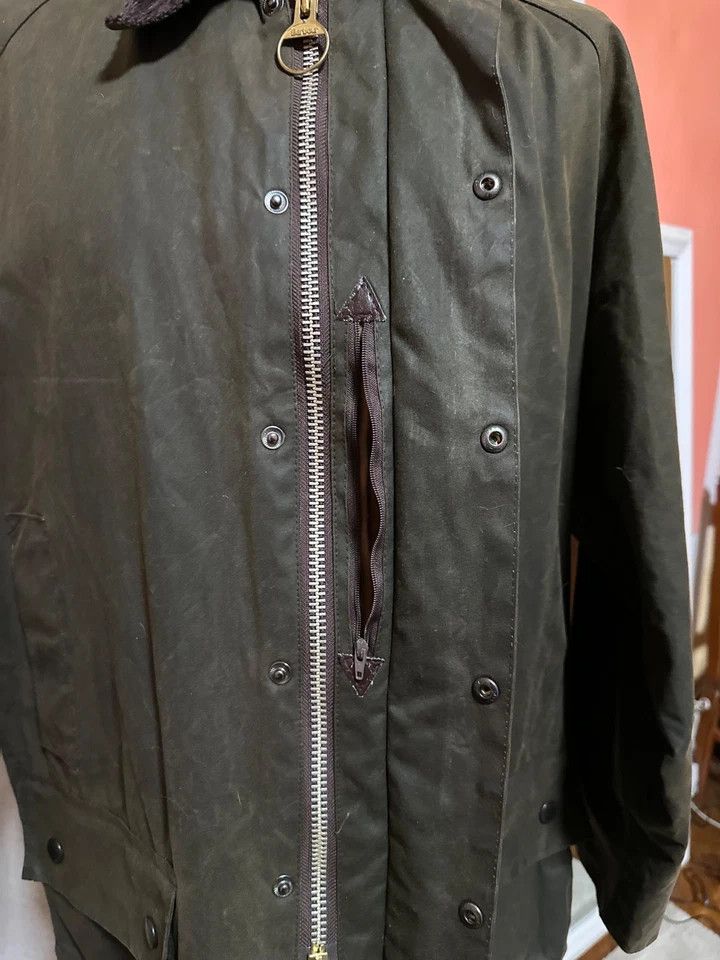 Barbour Barbour Vintage A50 Moorland 8oz Wax Jacket C48 122Cm 80's Size US XXL / EU 58 / 5 - 11 Thumbnail