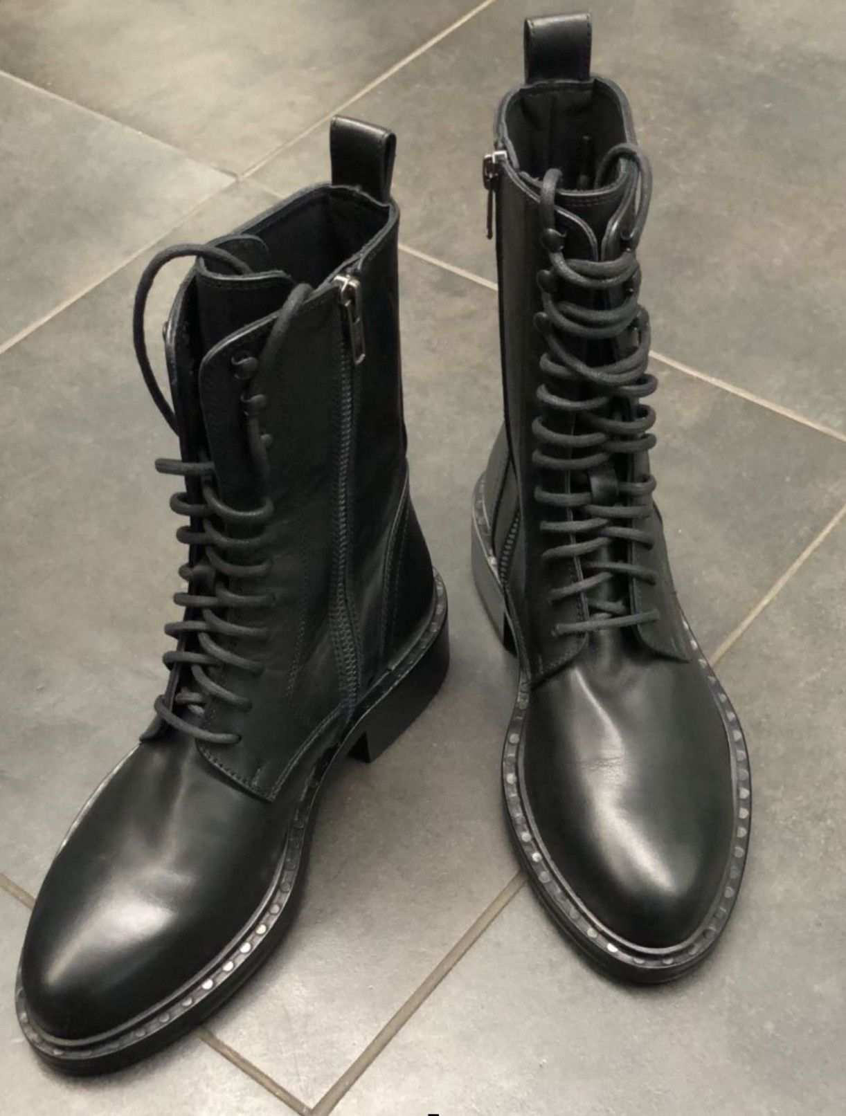 Ann Demeulemeester Last Size Ann Demeulemeester Danny Black Ankle Boots Size US 8.5 / IT 38.5 - 1 Thumbnail