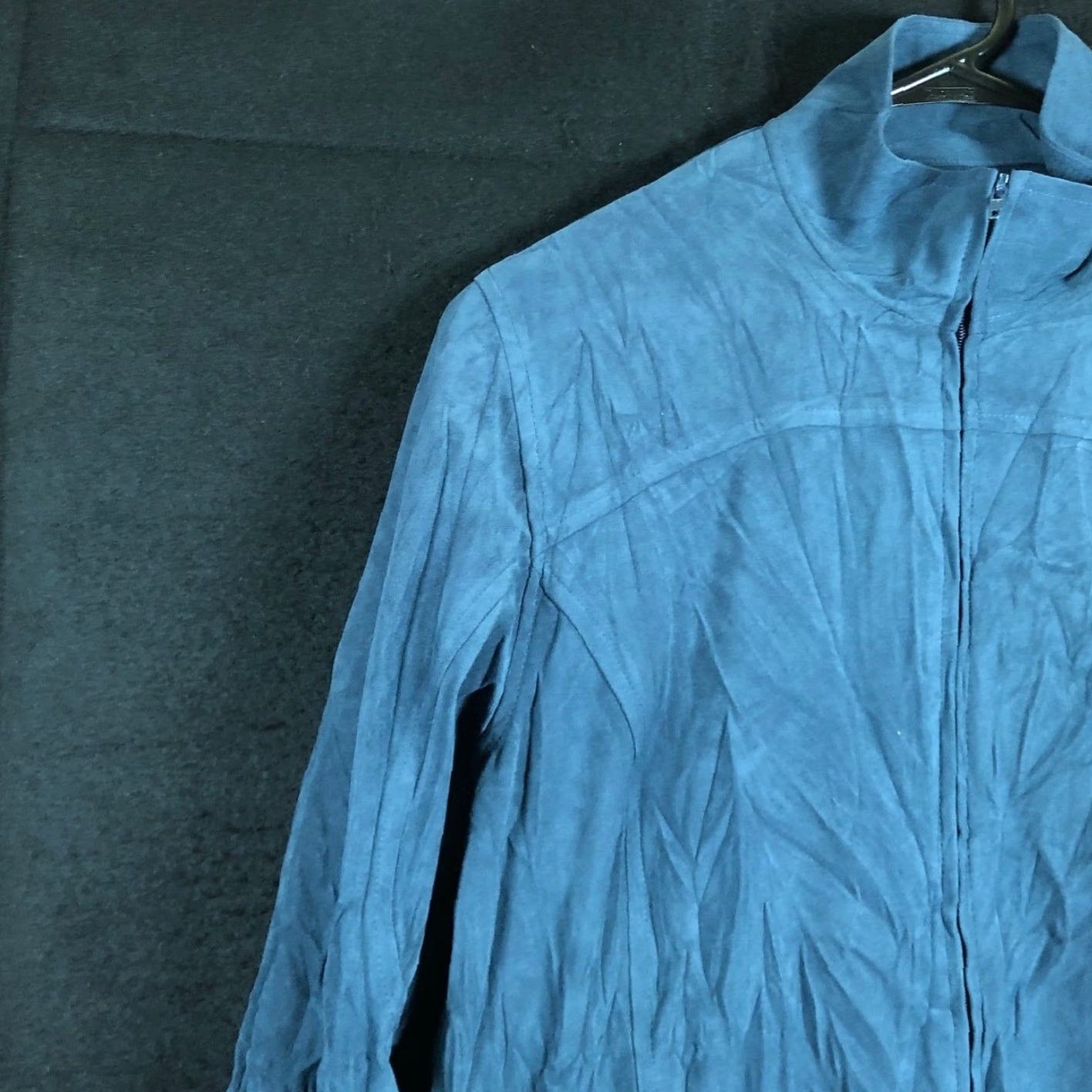 Orvis Orvis Womens Jacket Blue Petite Full Zip Casual Pockets Stretch 4P Denim Polyester All Seasons Mid-Length Womens Size S / US 4 / IT 40 - 4 Thumbnail