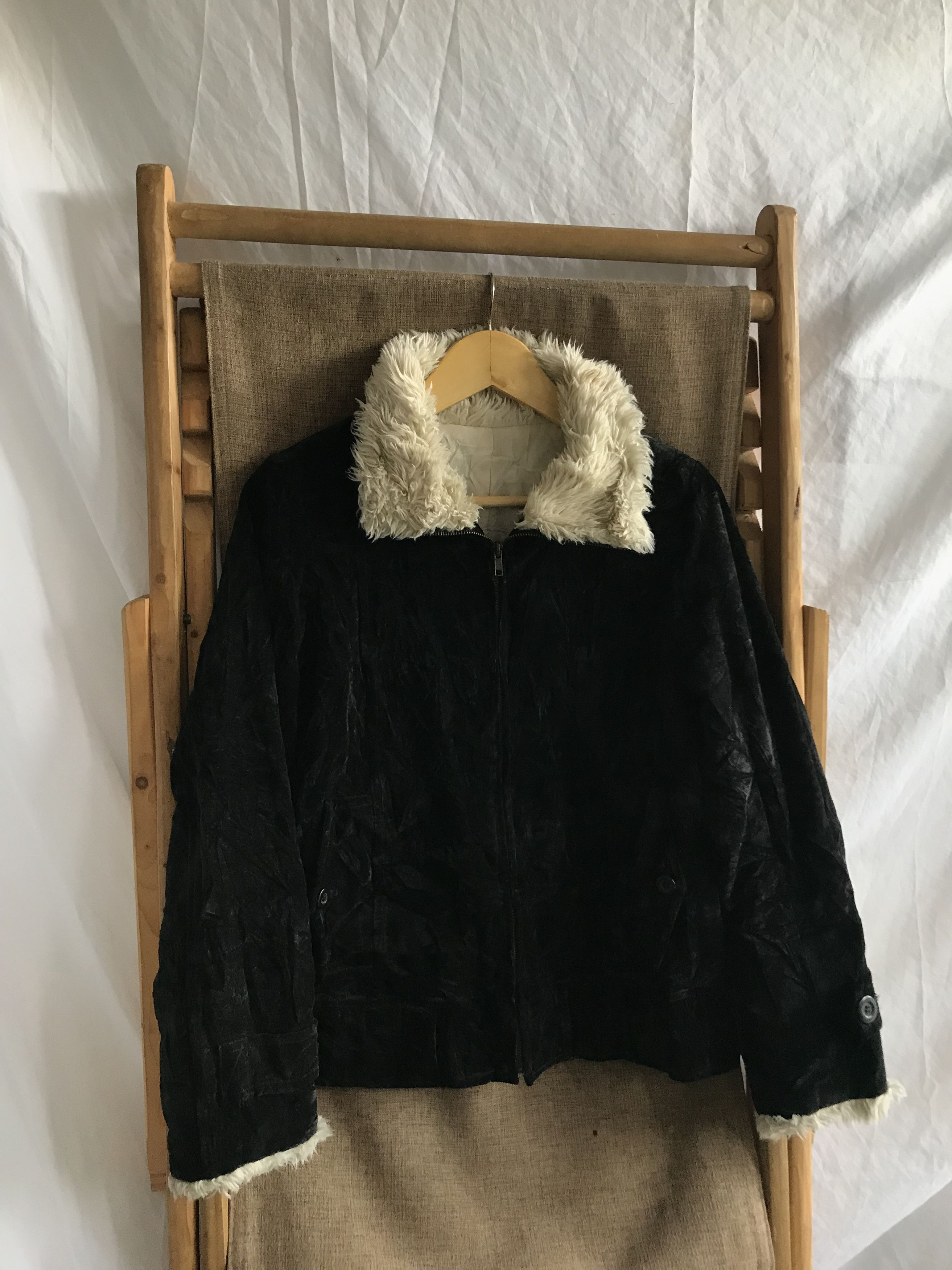 Le Grande Bleu (L.G.B.) Majestic Legon Japanese Brand Fur Velvet Jacket Size US S / EU 44-46 / 1 - 2 Thumbnail