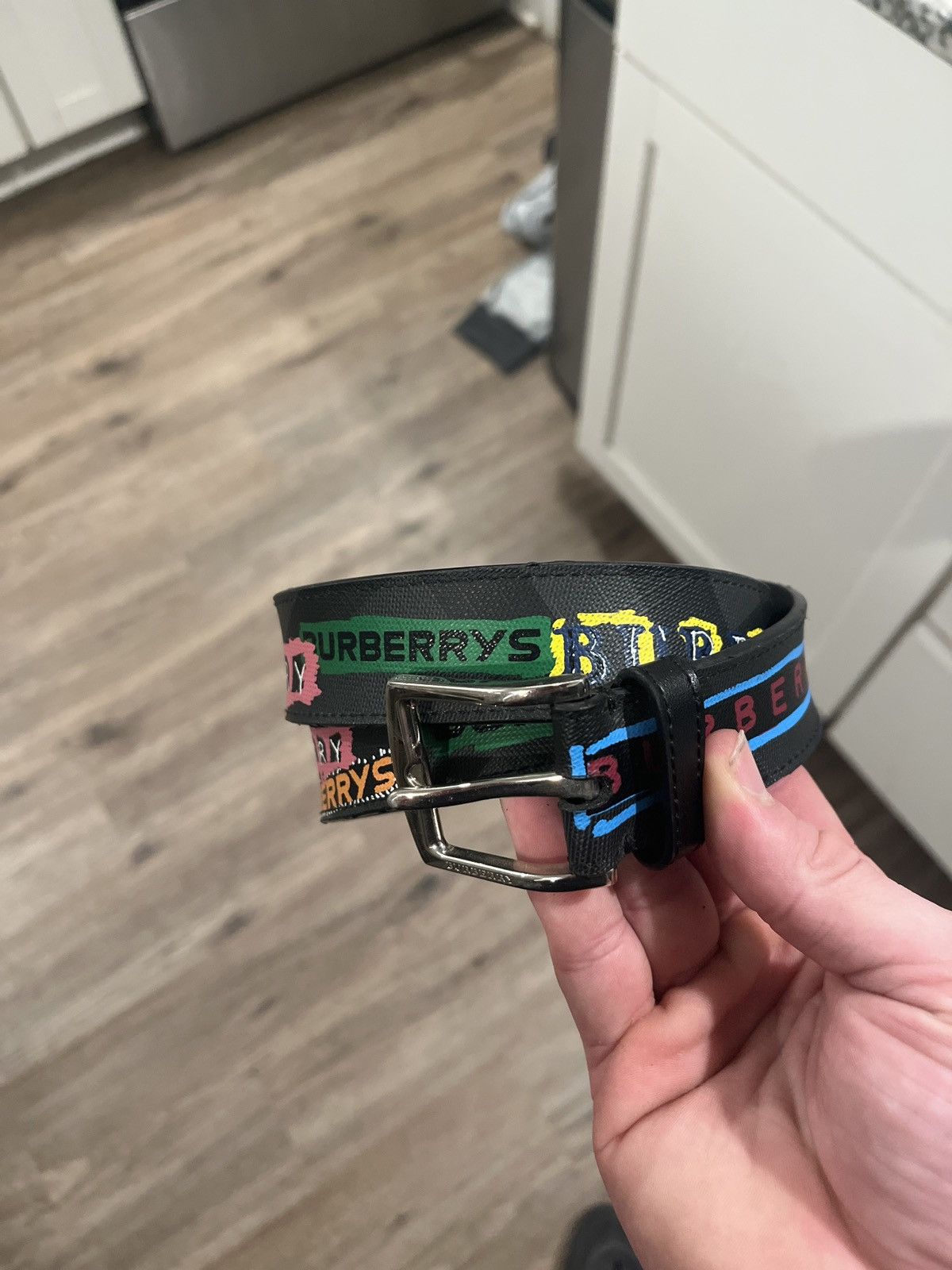 Burberry Rare Burberry belt Size 36 - 1 Thumbnail