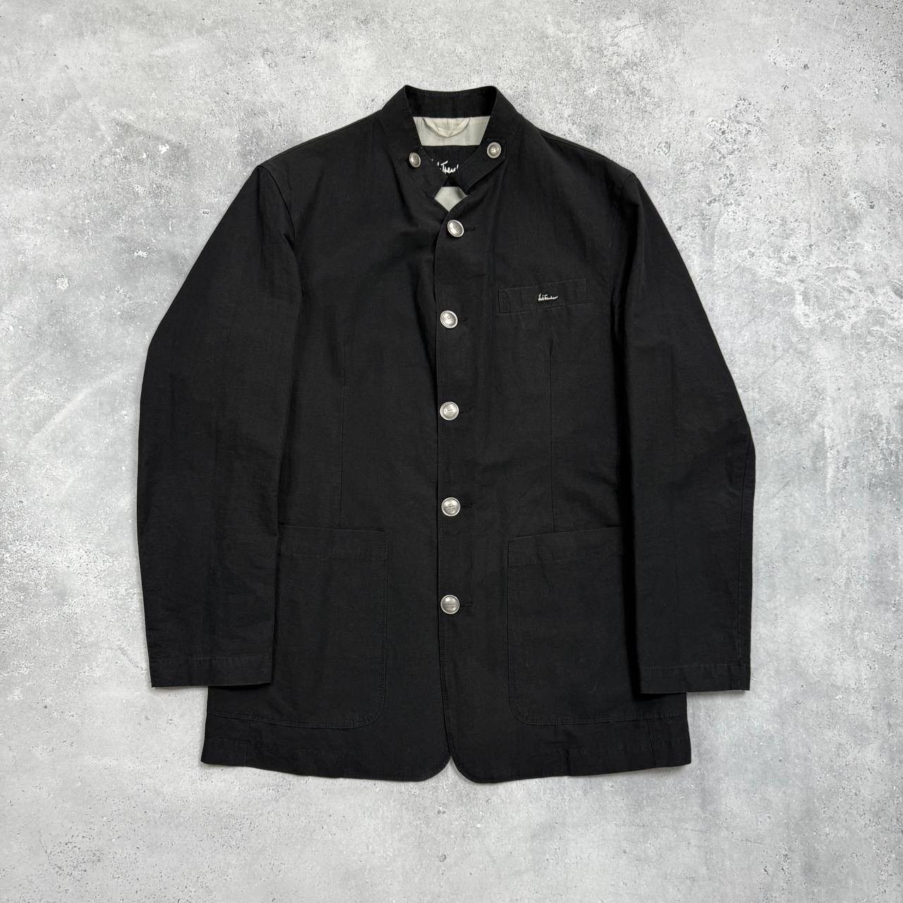 Other Luis Trenker Cotton/ Linen Button-Up Blazer Black Size 48 Size 38R - 1 Thumbnail