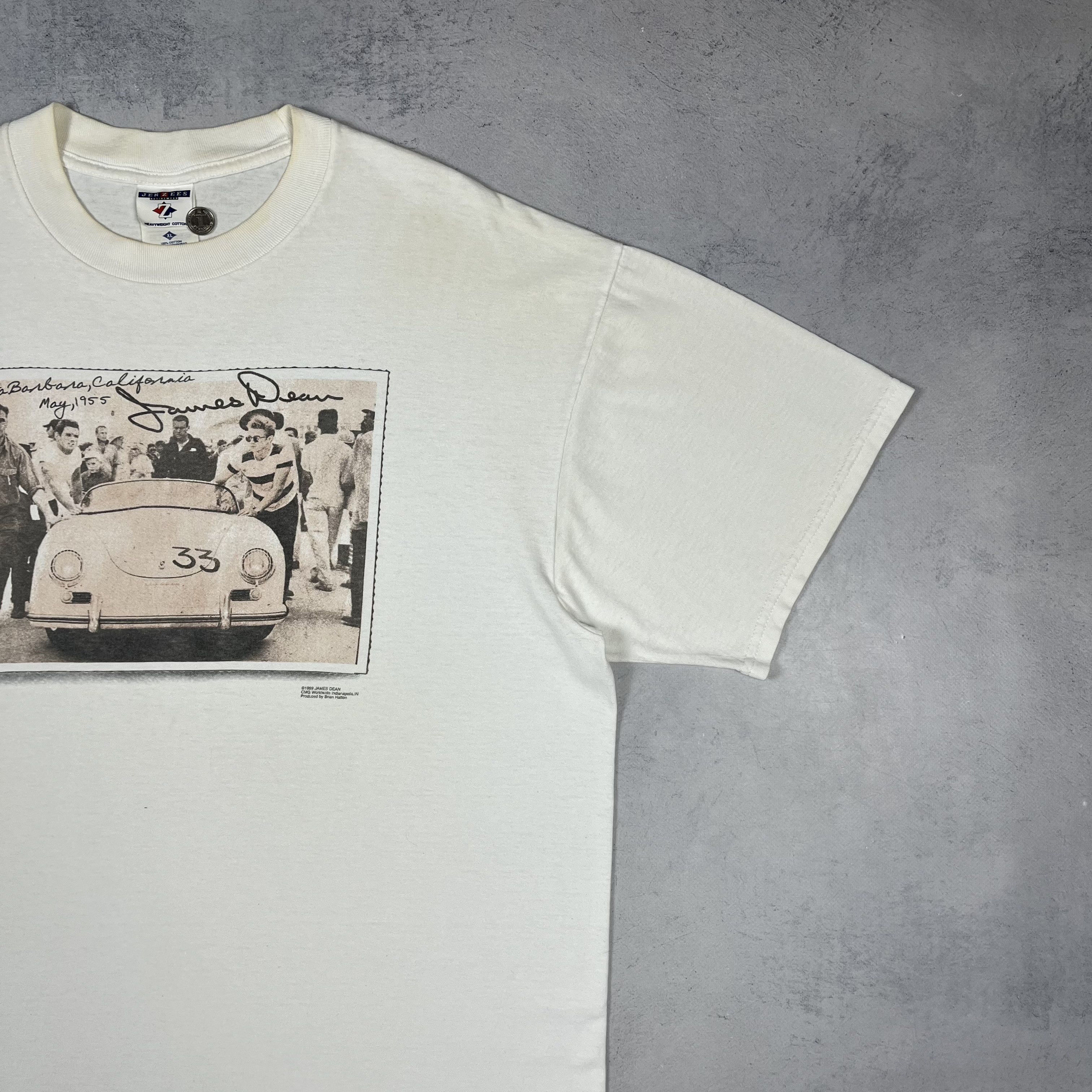 Vintage Vintage James Dean Movie Actor T Shirt 1999 Size US XL / EU 56 / 4 - 2 Thumbnail