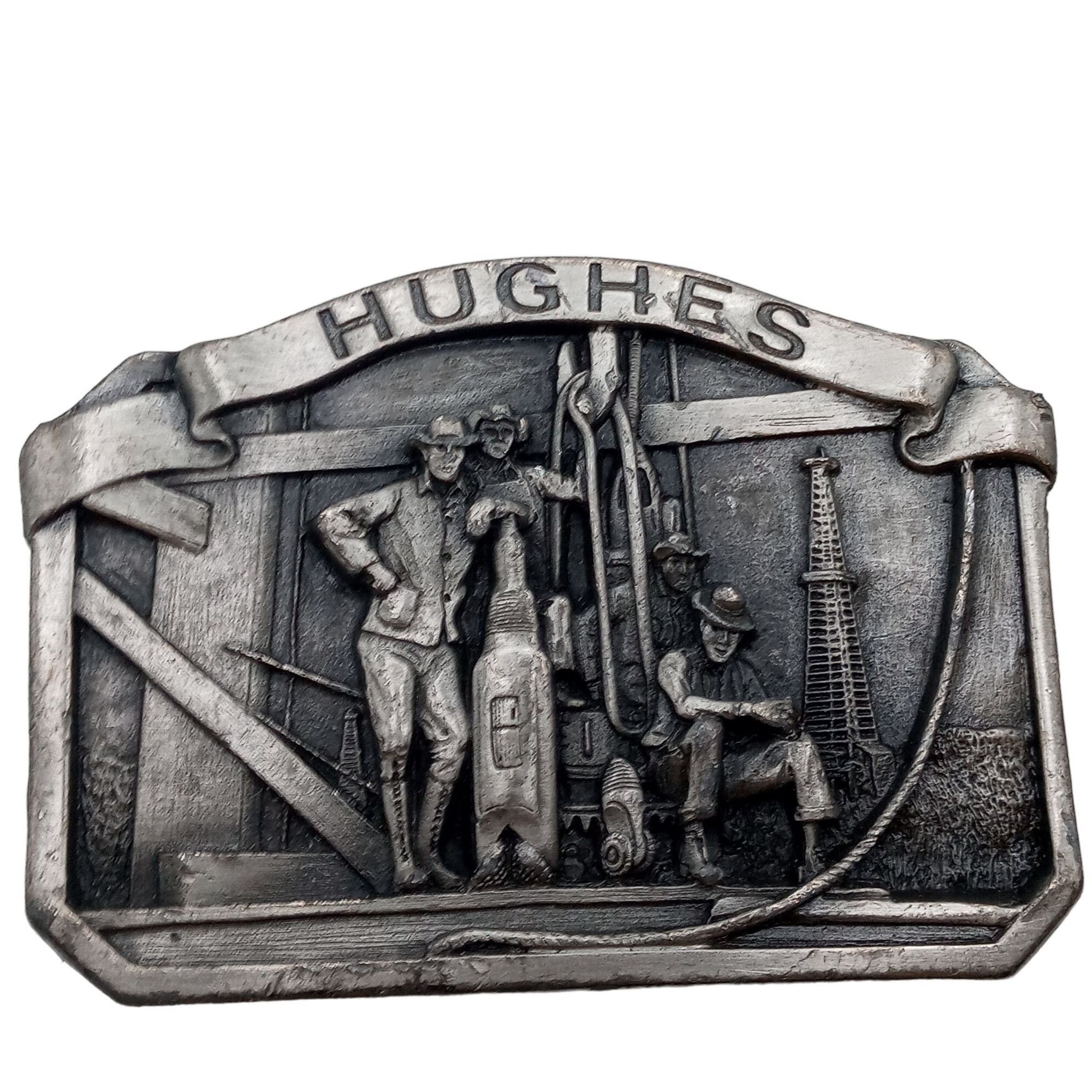 Vintage Hughes Belt Buckle Tool Division Gas Oil Drilling Vintage Grailed