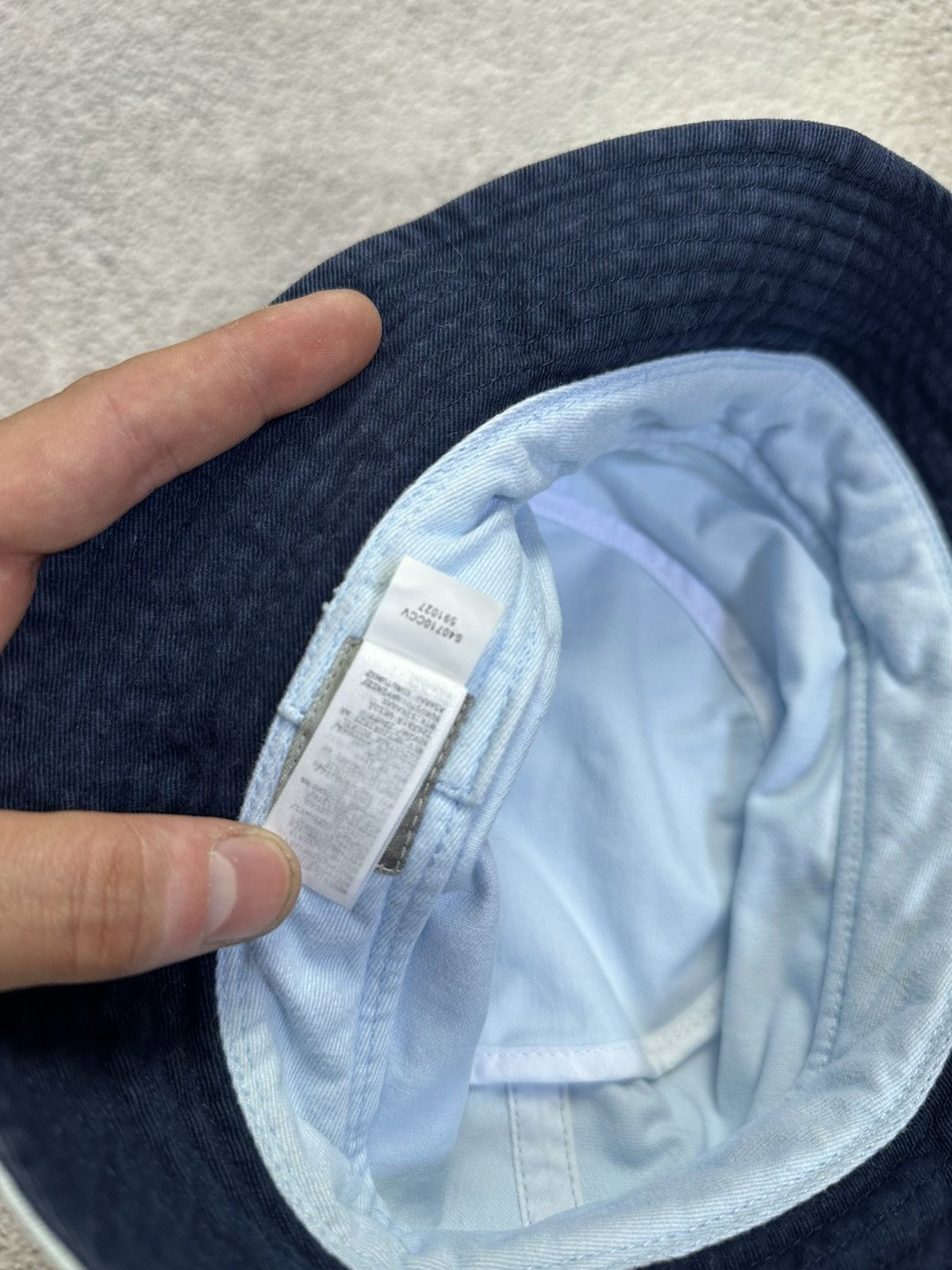 Nike × Vintage Vintage Nike Reversible Bucket Hat Panama Embroidered Logo Size ONE SIZE - 8 Thumbnail