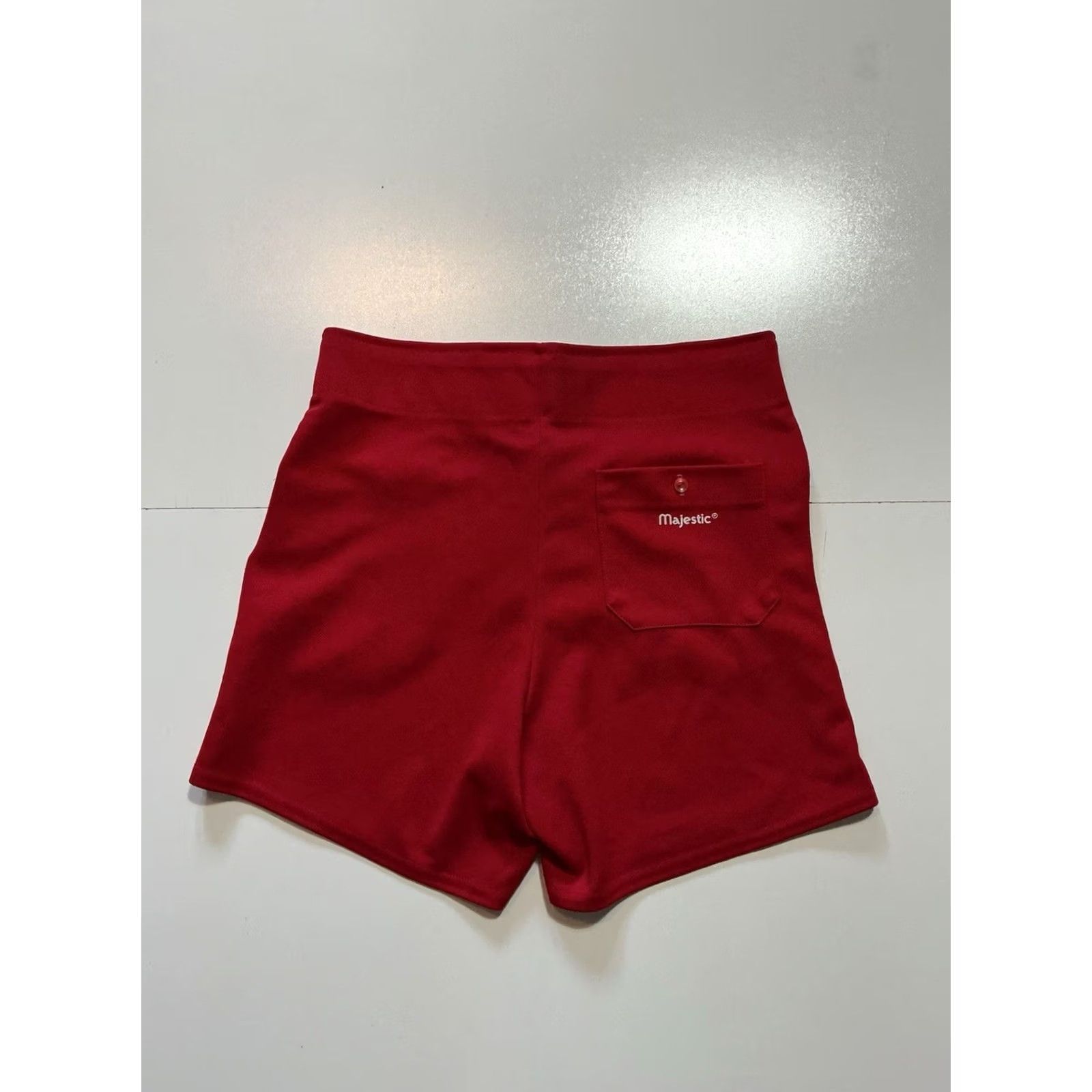 Vintage VINTAGE Majestic Athletic Made In USA Red Baseball 6” Inseam Shorts M Mens Baseball USA Size US 31 - 3 Thumbnail