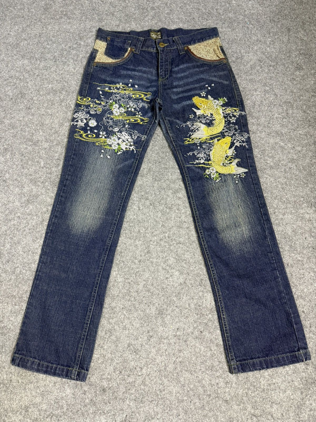 Karakuri Tamashii A6 GOLD FISH KOI EMBROIDERED LIKE KARAKURI SUKAJAN Size US 34 / EU 50 - 1 Thumbnail