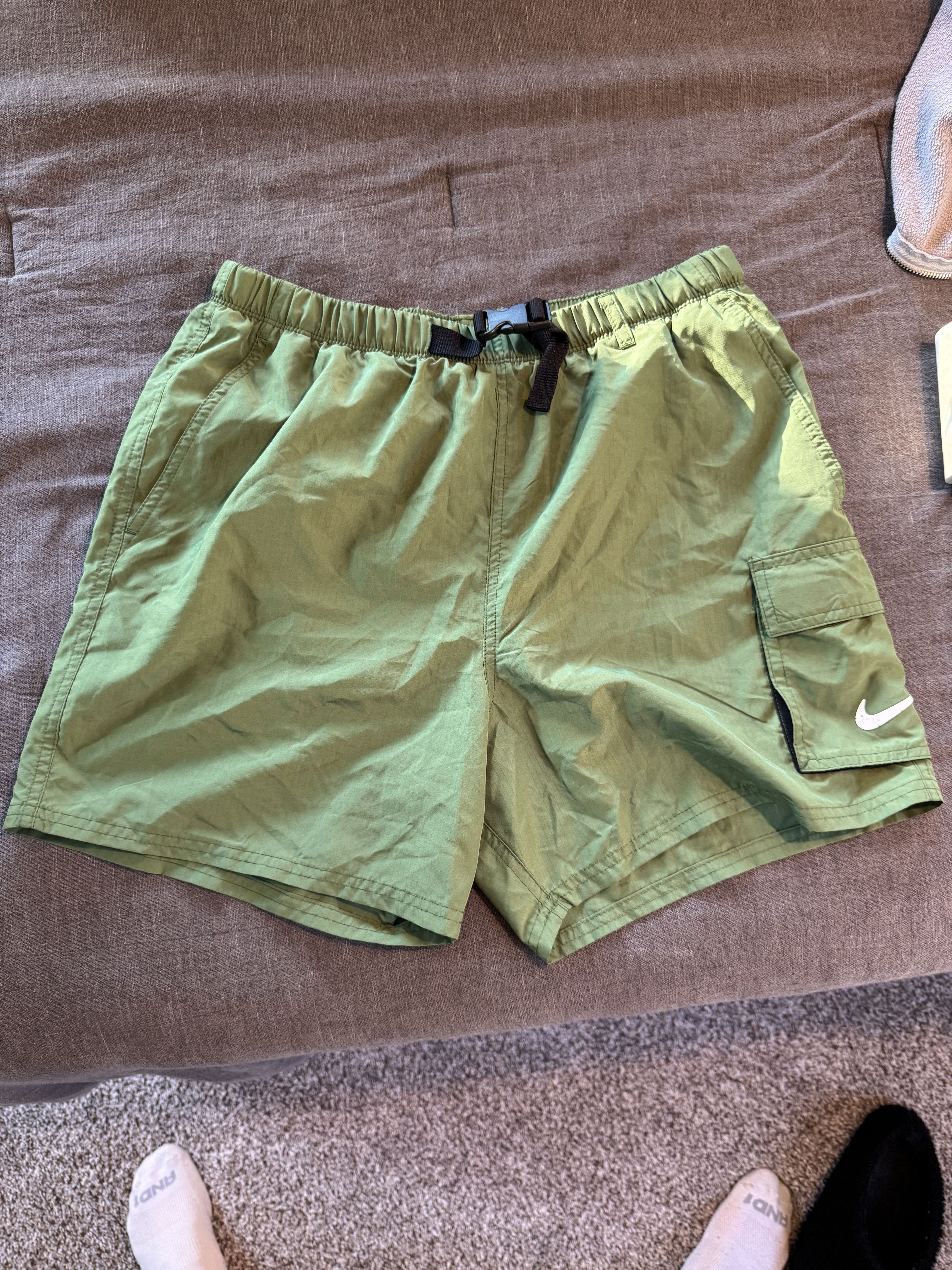 Nike Medium green nike shorts Size US 32 / EU 48 - 1 Thumbnail