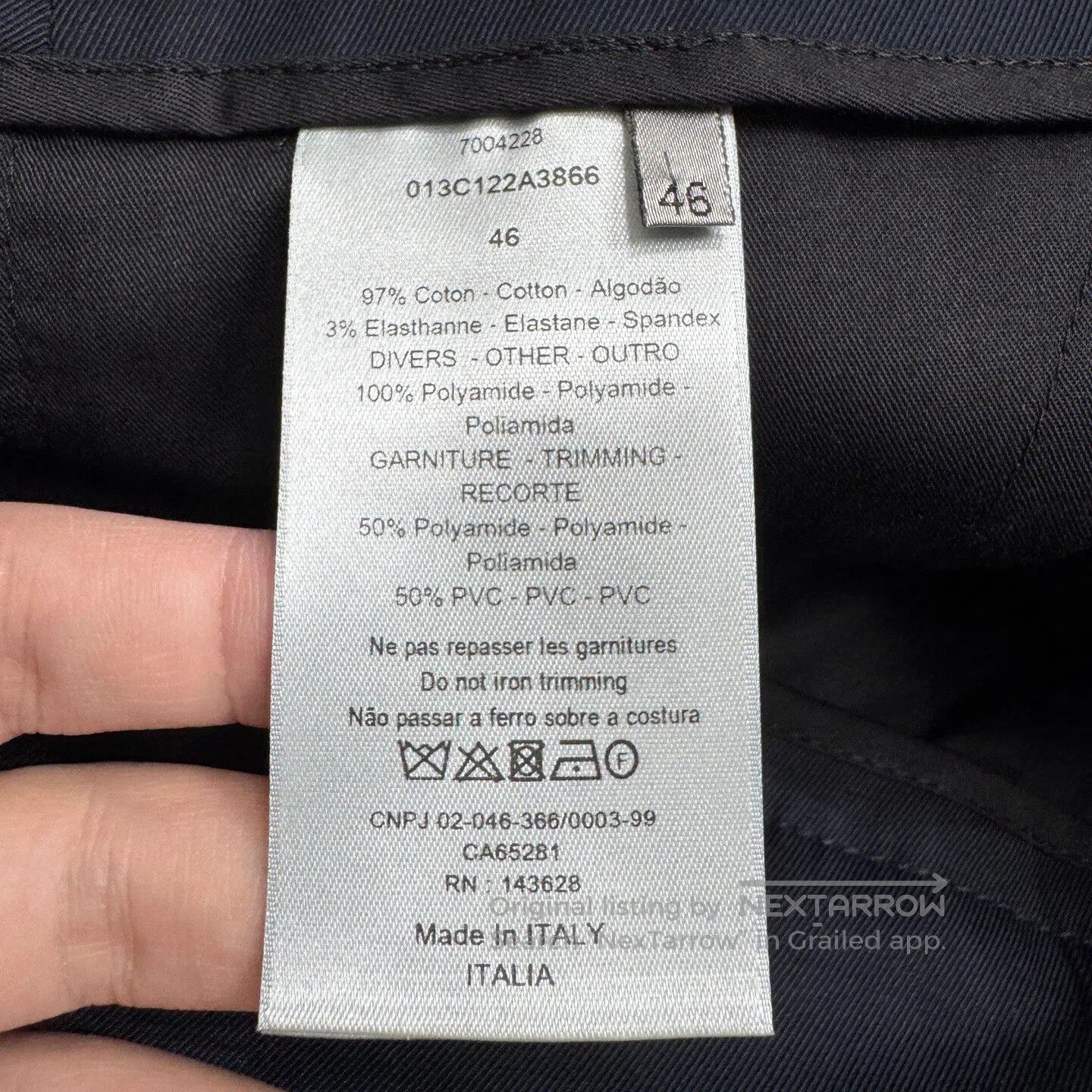 Dior Dior Essentials Series Pocket Work Pants| Size US 30 / EU 46 - 4 Thumbnail