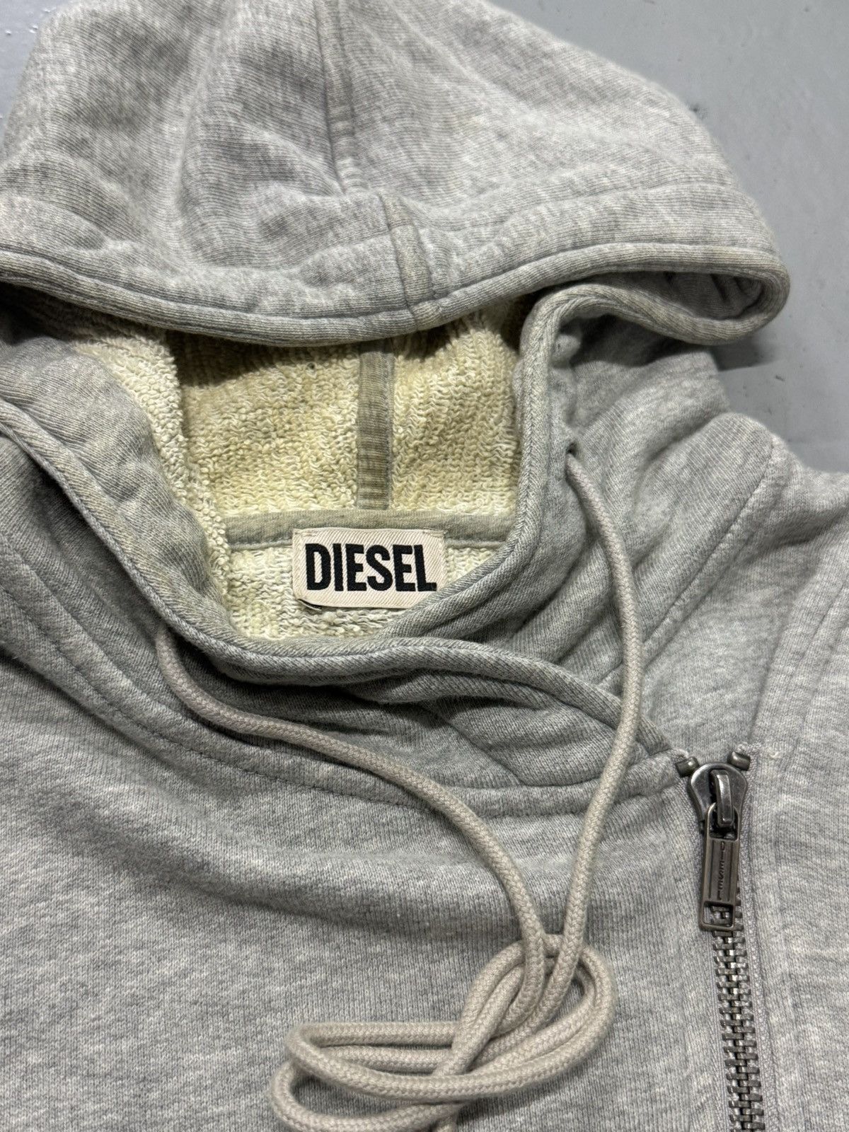 Diesel DIESEL Y2K CROPTOP ZIPPED HOODIE Size XXS / US 00 / IT 34 - 5 Thumbnail