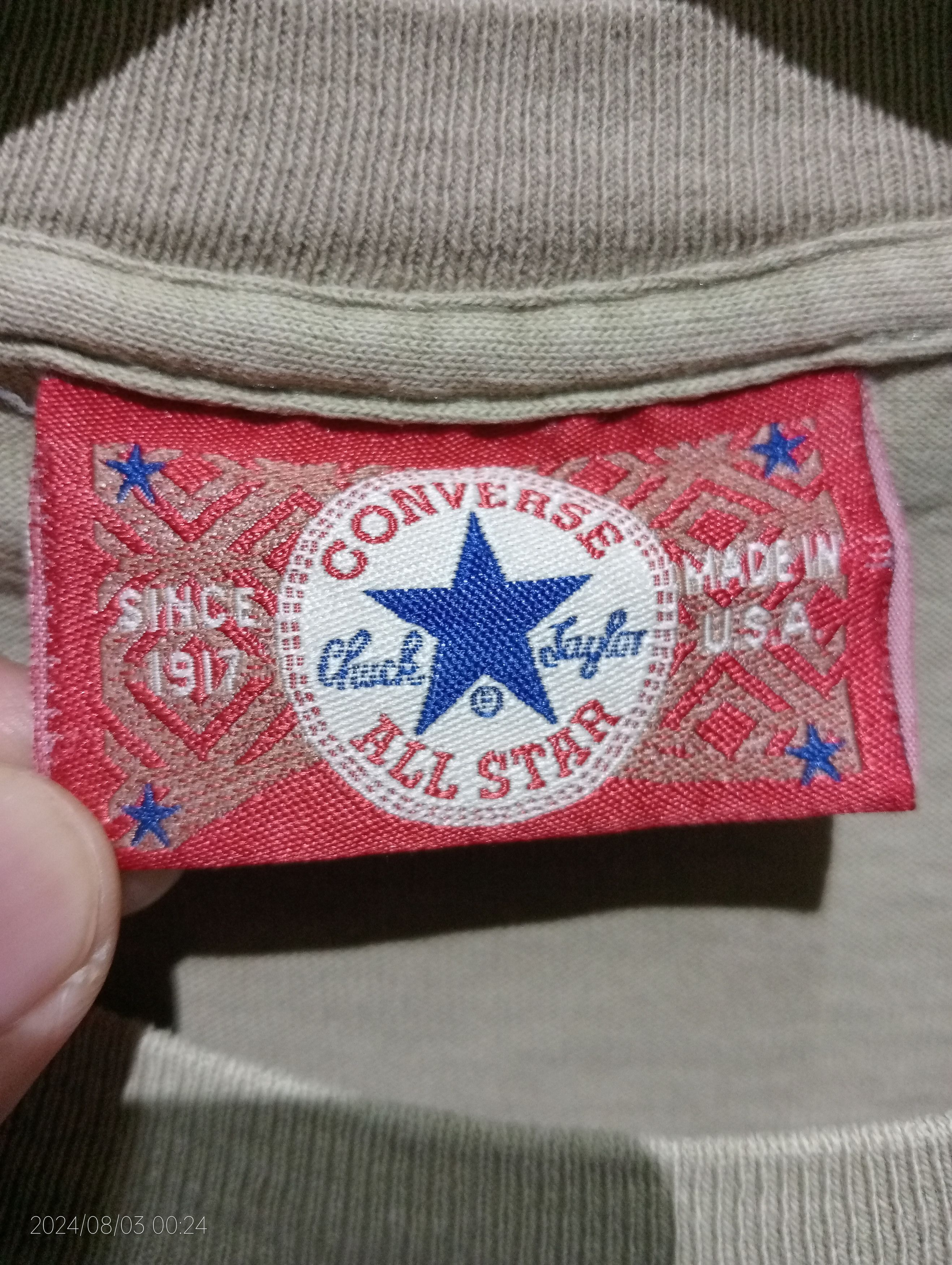 Converse VTG '90s Single Stitch Converse All Star Single Pocket Tee Size US M / EU 48-50 / 2 - 4 Thumbnail