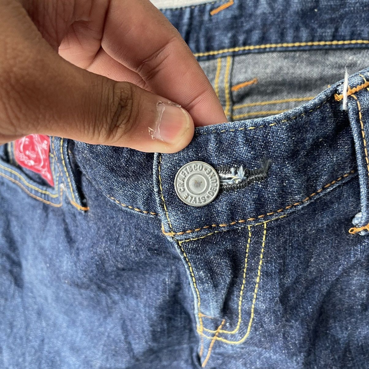 Evisu Vintage Evisu Donna Punk Flare Denim Size 27" / US 4 / IT 40 - 9 Thumbnail