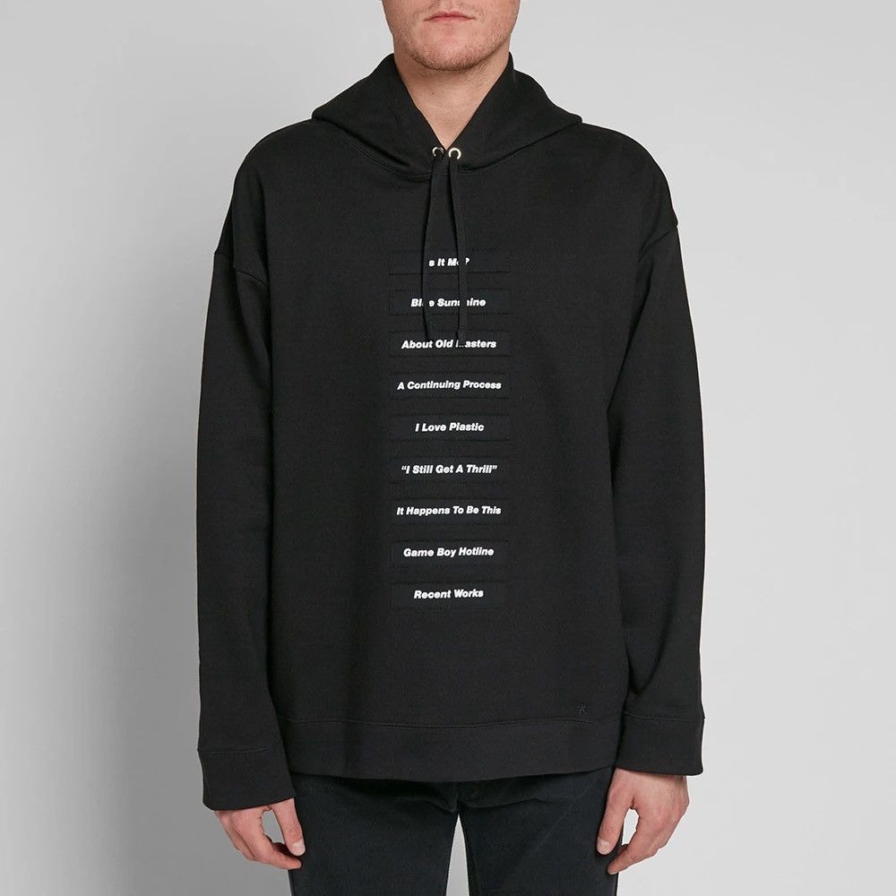 Raf Simons RAF Simons x Peter Saville, Wording Classic Hoodie Size US M / EU 48-50 / 2 - 2 Thumbnail