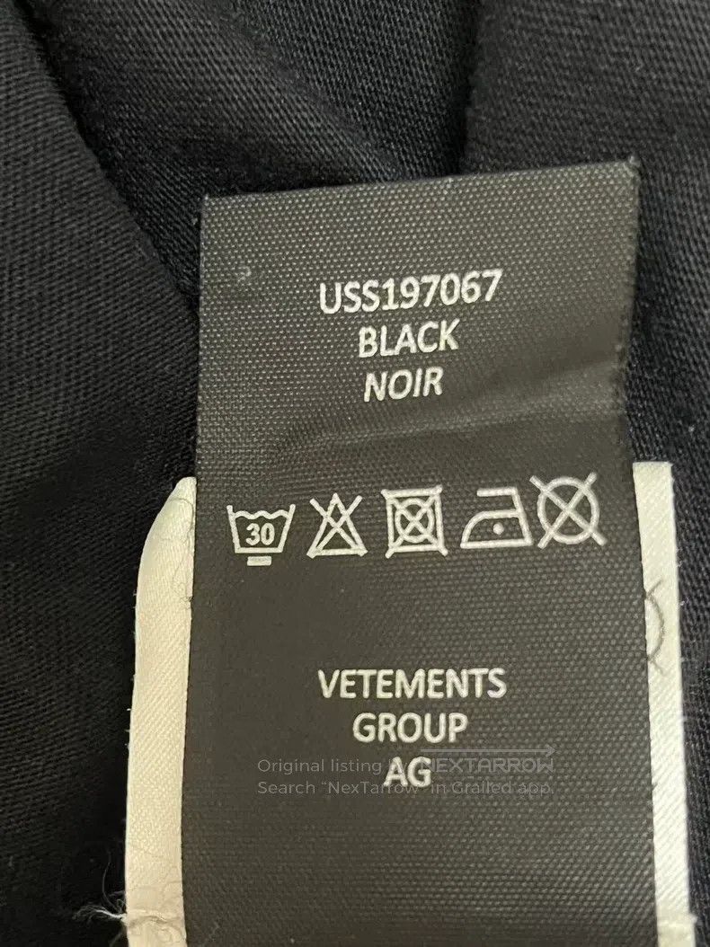 Vetements Vetements Cotton Letter Logo Round Neck T-Shirt Size US S / EU 44-46 / 1 - 8 Thumbnail