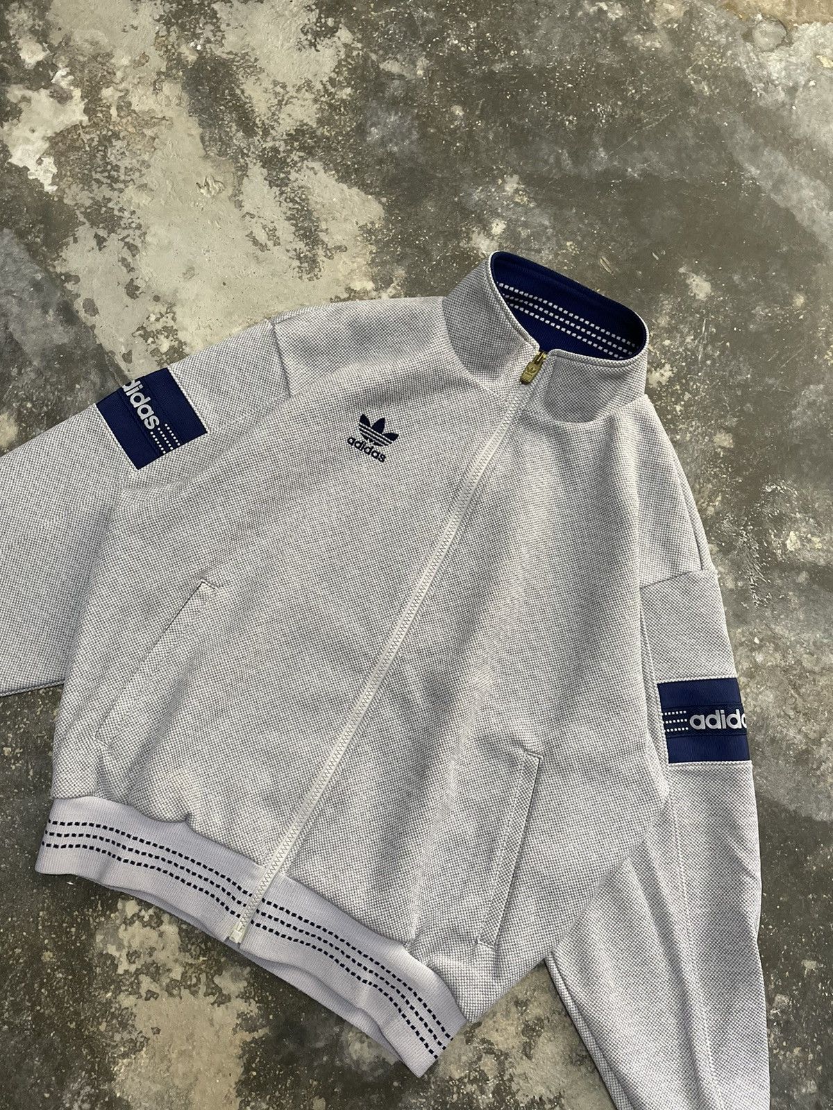 Adidas 🔥RARE🔥 Vintage 80s Adidas x Descente Track Jacket Size US M / EU 48-50 / 2 - 2 Thumbnail