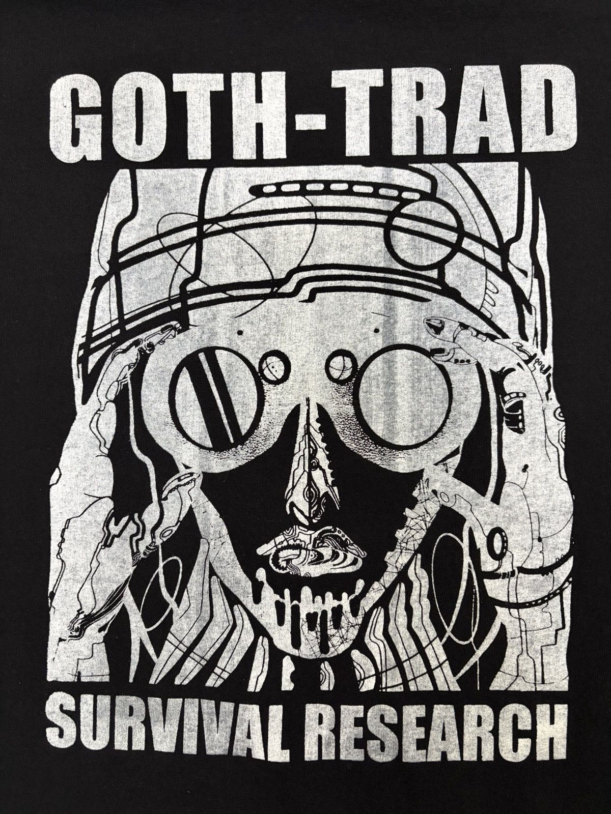 Band Tees GOTH-TRAD SURVIVAL RESEARCH BTC RECORD DUBSTEP EDM JUNGLE Size US XL / EU 56 / 4 - 9 Thumbnail
