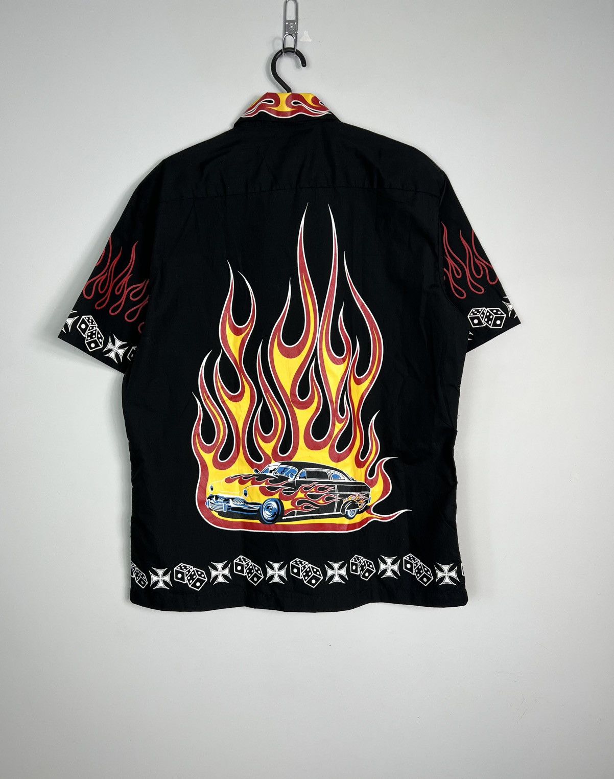 Vintage Rare Shirt Fire Car Hot Wheels Japan Vintage Moto Size US XL / EU 56 / 4 - 3 Thumbnail