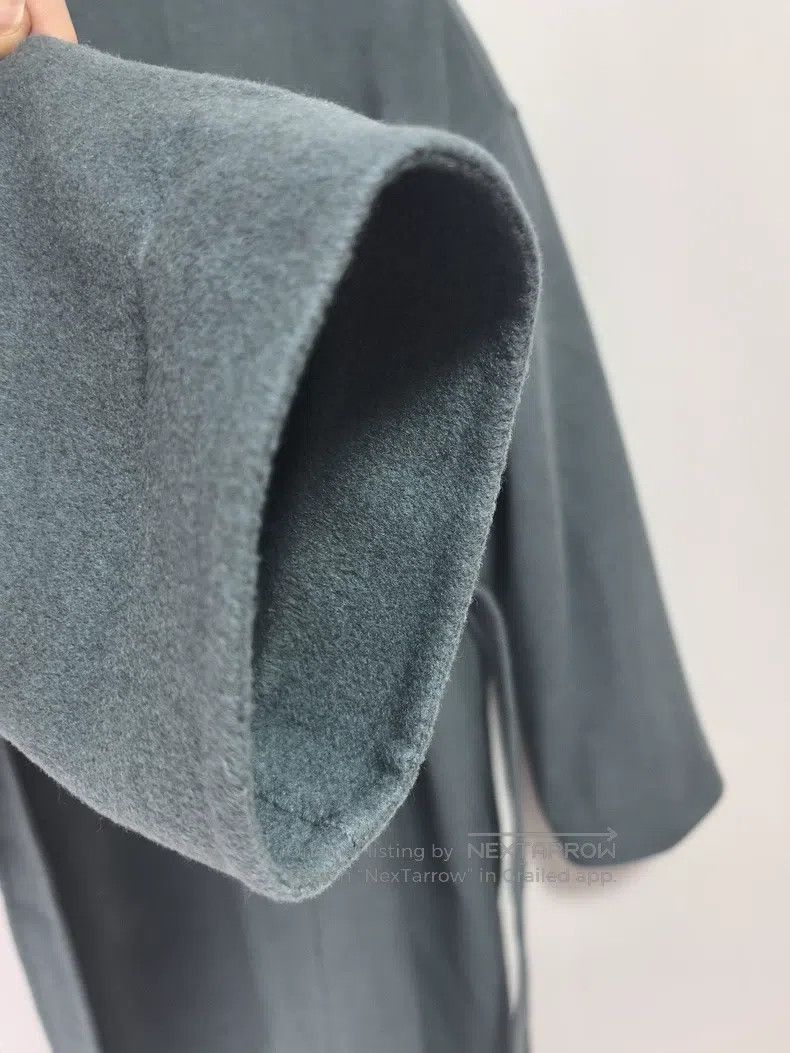 Hermes Hermes Misty Blue Cashmere Overcoat Size XS / US 0-2 / IT 36-38 - 9 Thumbnail